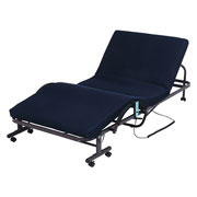 電動折りたたみベッド ハイ取手 ELB-7A(GY)S YAMAZEN 折りたたみベッド
