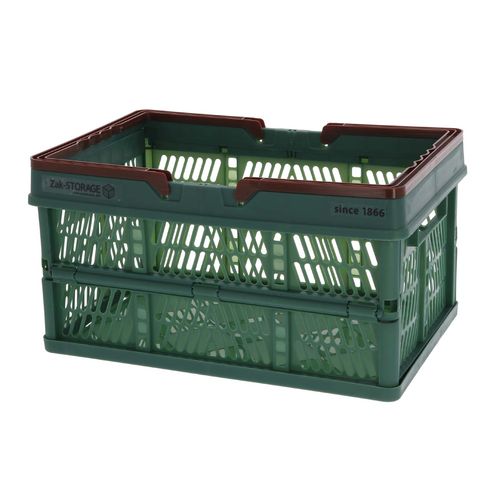 フォールディングコンテナ L グリーン FD-300LG Zak-STORAGE