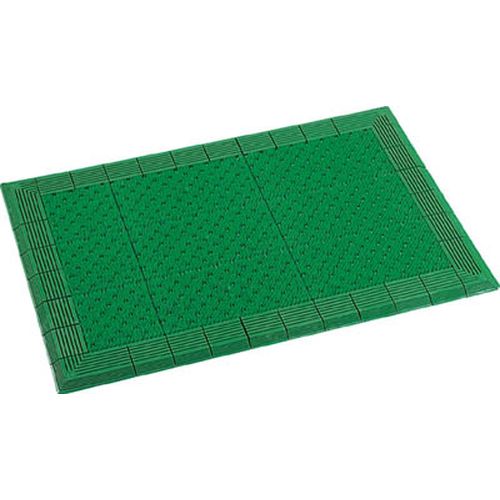 屋外マット テラエルボーマット 緑 MR0520201 テラモト 玄関マット 450