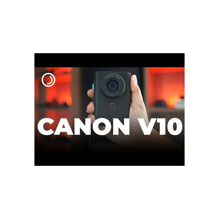 Câmera Canon PowerShot V10 Vlog Black | Ideal para Criadores de