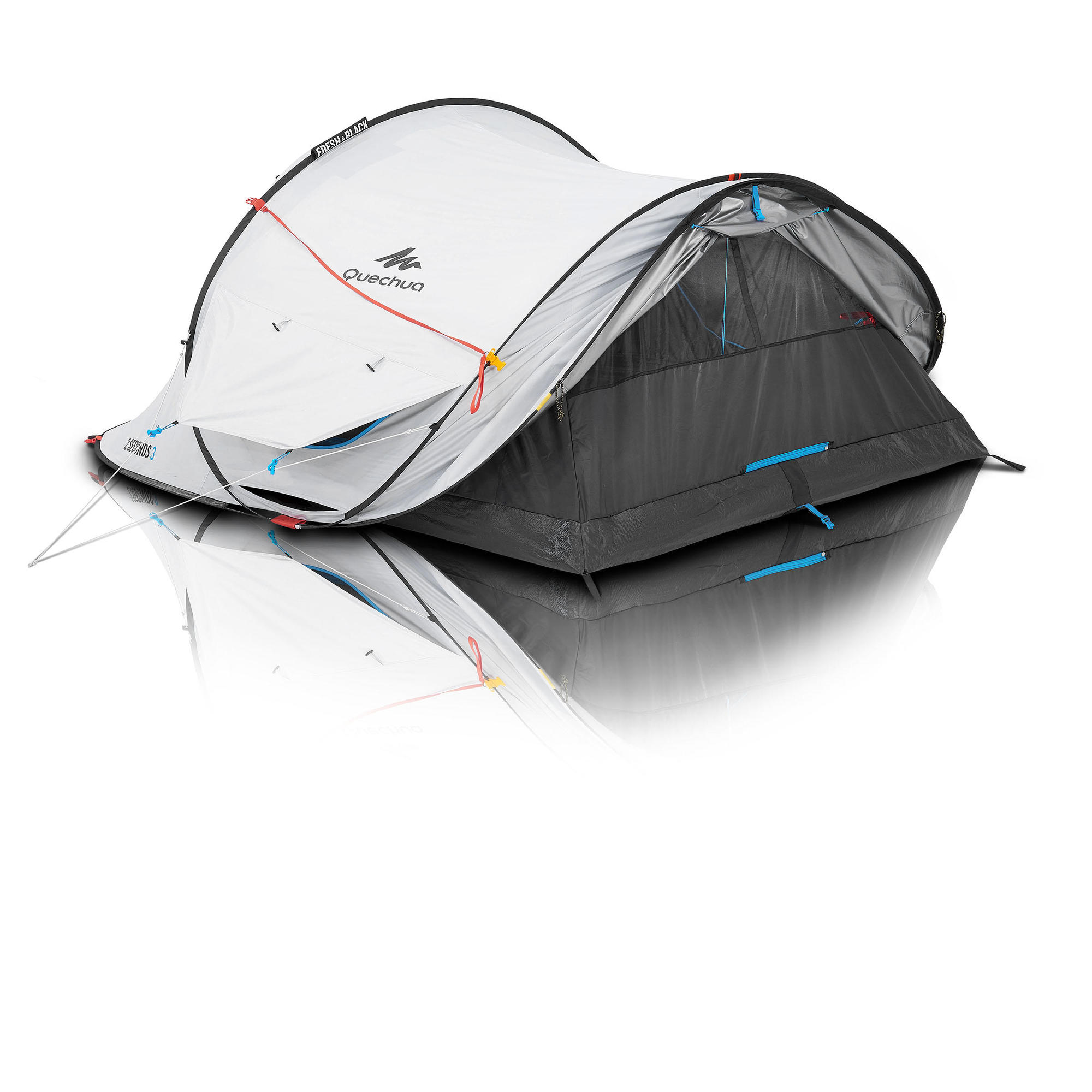 Quechua 2 Second Fresh & Black Waterproof Pop Up Camping Tent 3