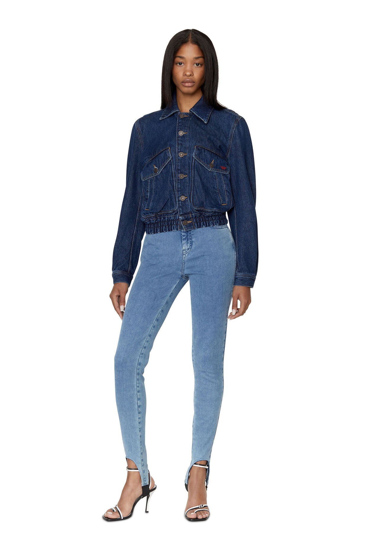 Diesel De-Tracy Denim Bomber Jacket – Degas