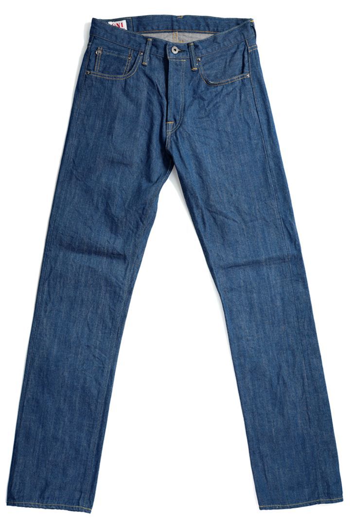 DENIMIO | ONI570-OFBD 13.7oz Old Faded Blue Denim Classic Straight