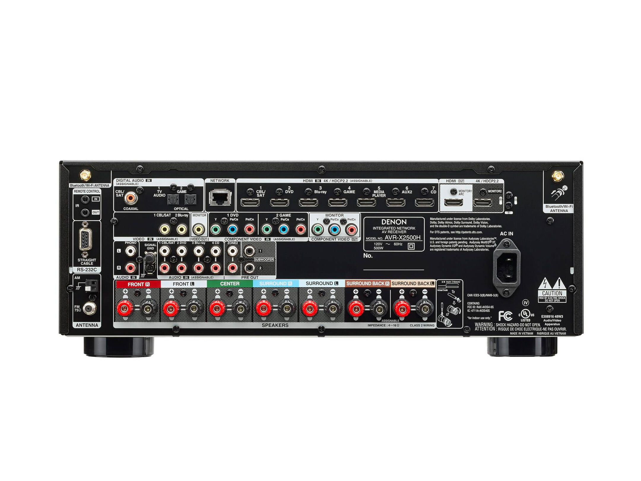 AVR-X2500H - AVアンプ | Denon - 日本