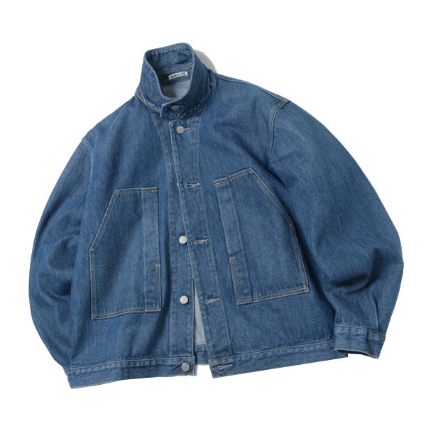 WASHED HARD TWIST DENIM BLOUSON (A20SB06DM) | AURALEE / ジャケット