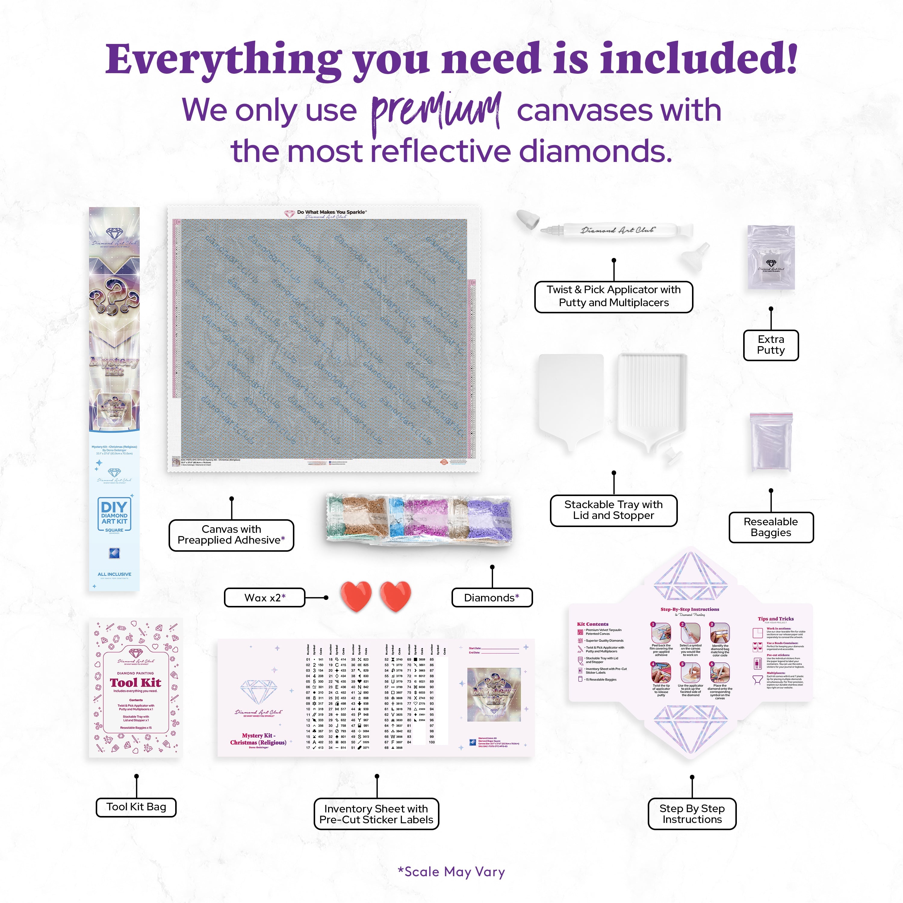 Mystery Kit #63 - Christmas (Religious) – Diamond Art Club