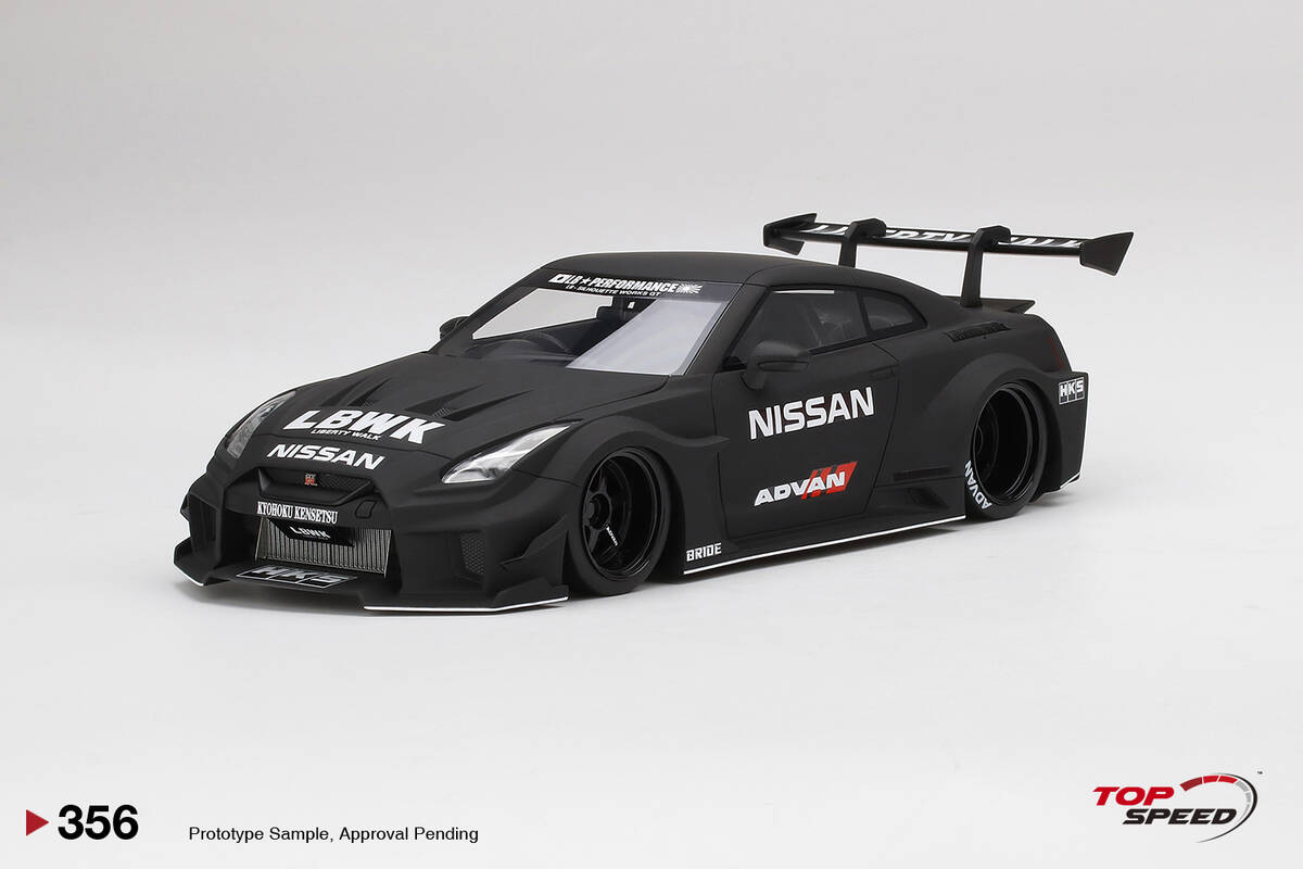 TopSpeed: 1/18 LB-Silhouette WORKS GT NISSAN 35GT-RR Ver.2 Matt