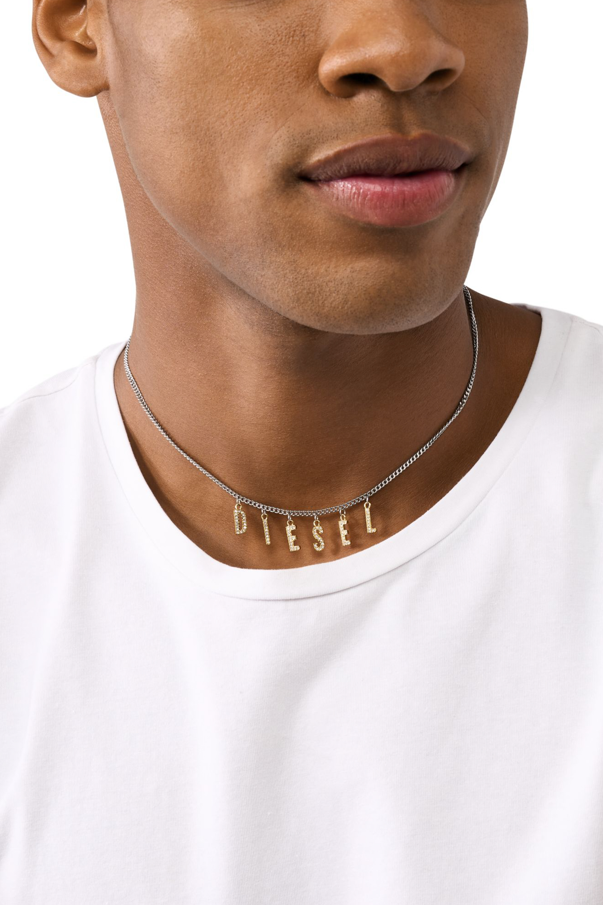 DX1545931 JEWEL ネックレス｜シルバー｜ウィメンズ｜DIESEL