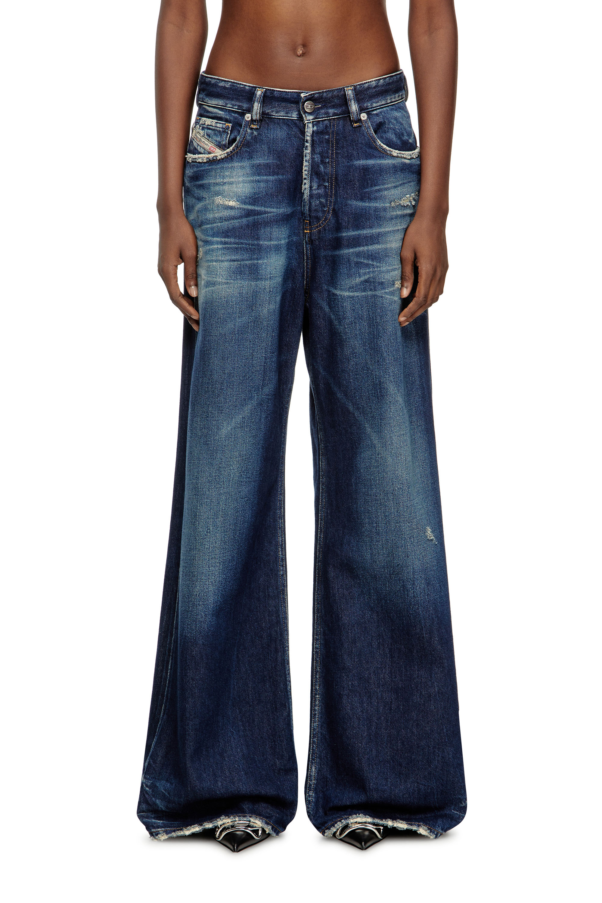 Relaxed Jeans - 1996 D-Sire | ダークブルー | ウィメンズ | DIESEL