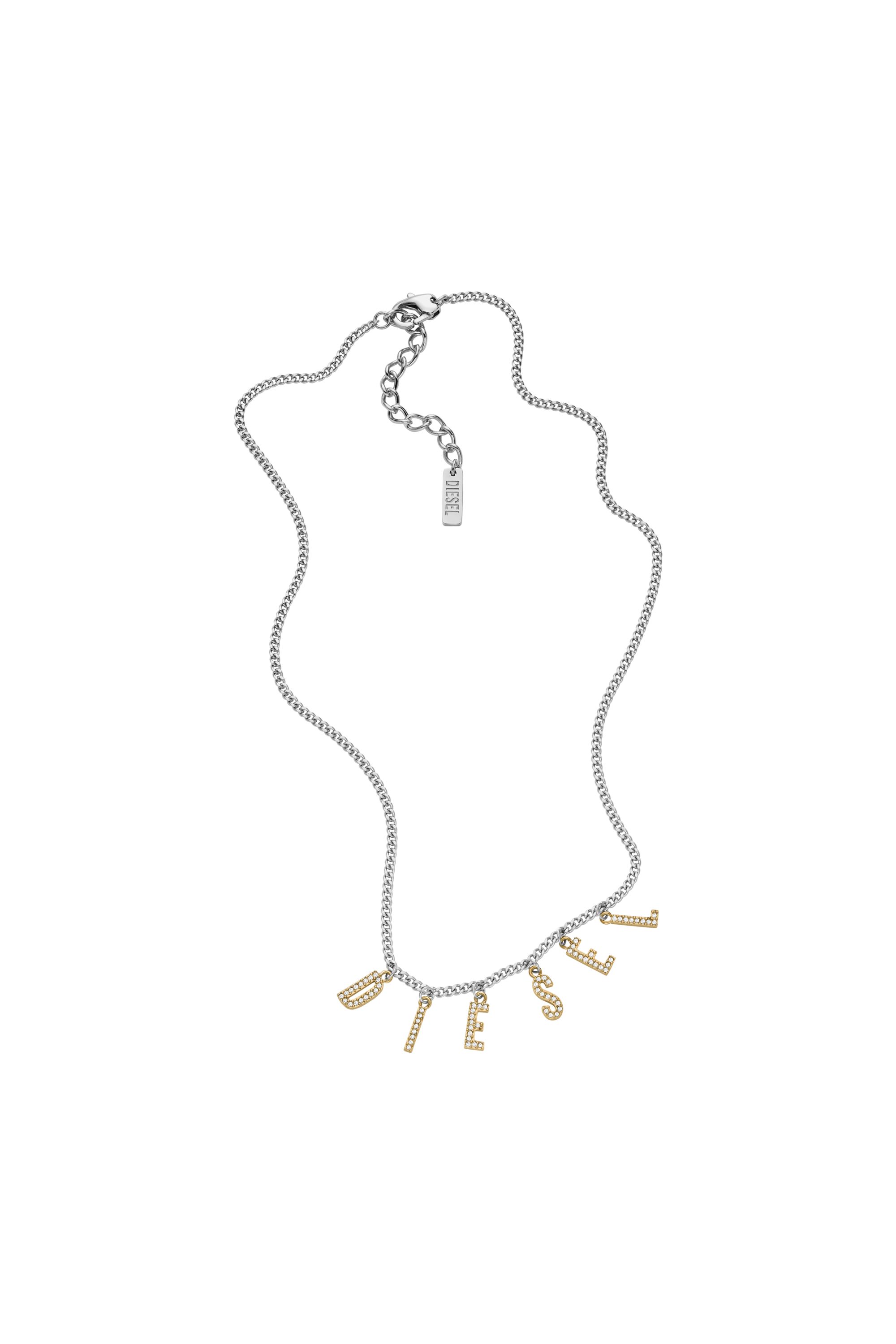 DX1549040 JEWEL ネックレス｜シルバー｜ウィメンズ｜DIESEL
