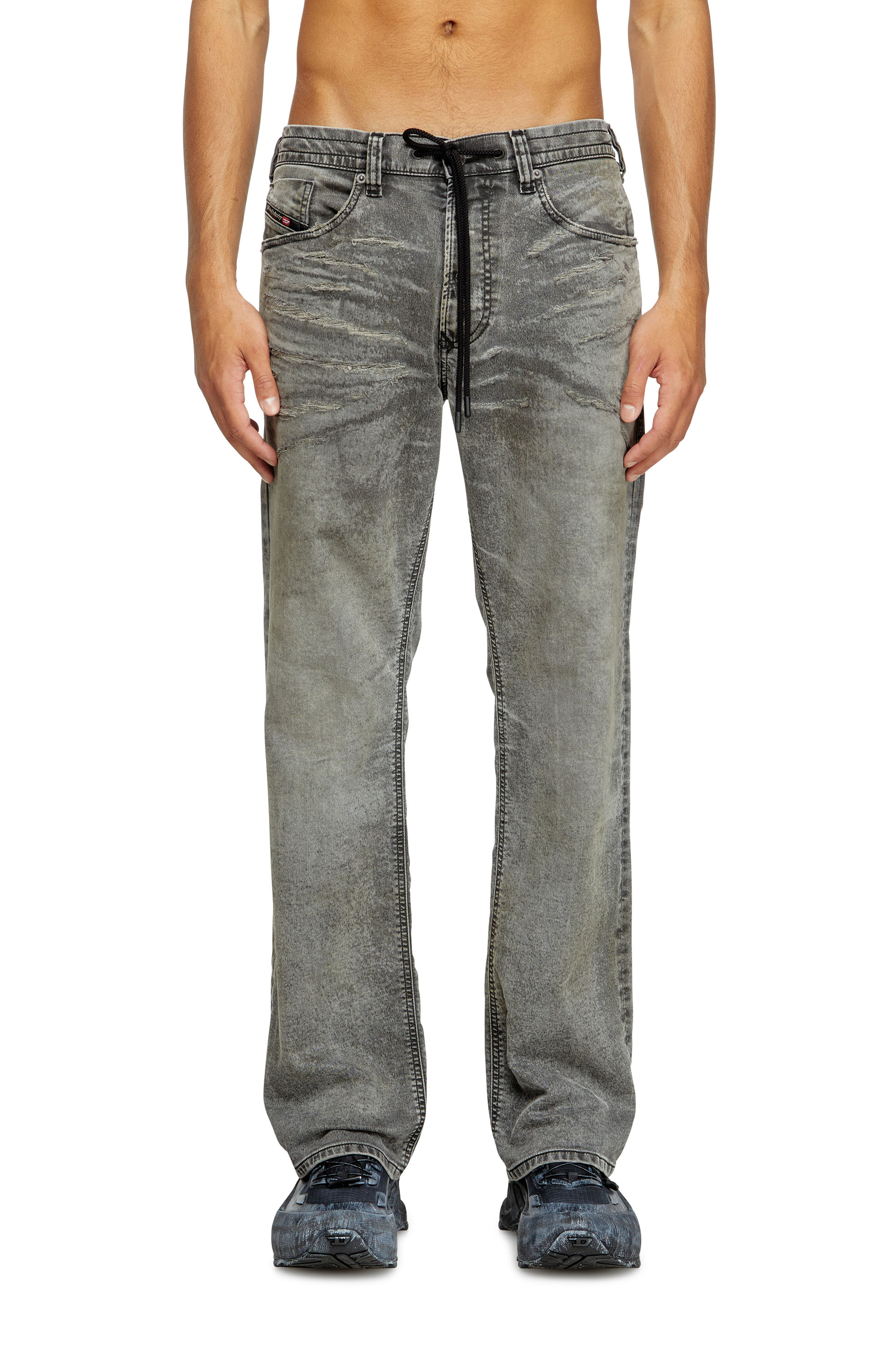 Relaxed Jeans - D-Zeta | ブラック/ ダークグレー | メンズ | DIESEL
