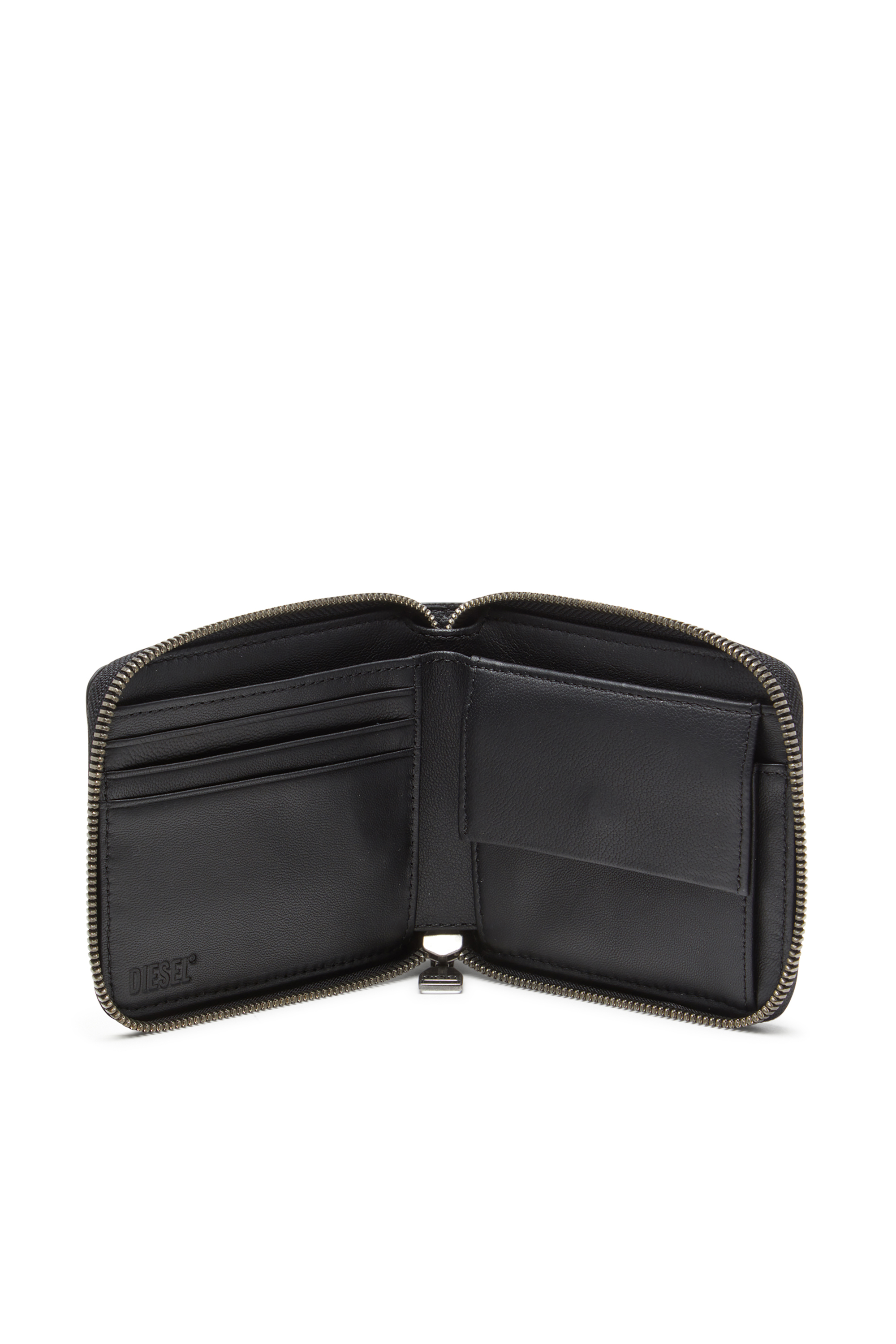 1DR BI FOLD COIN S 3D Leather bi-fold wallet｜ブラック｜メンズ｜DIESEL
