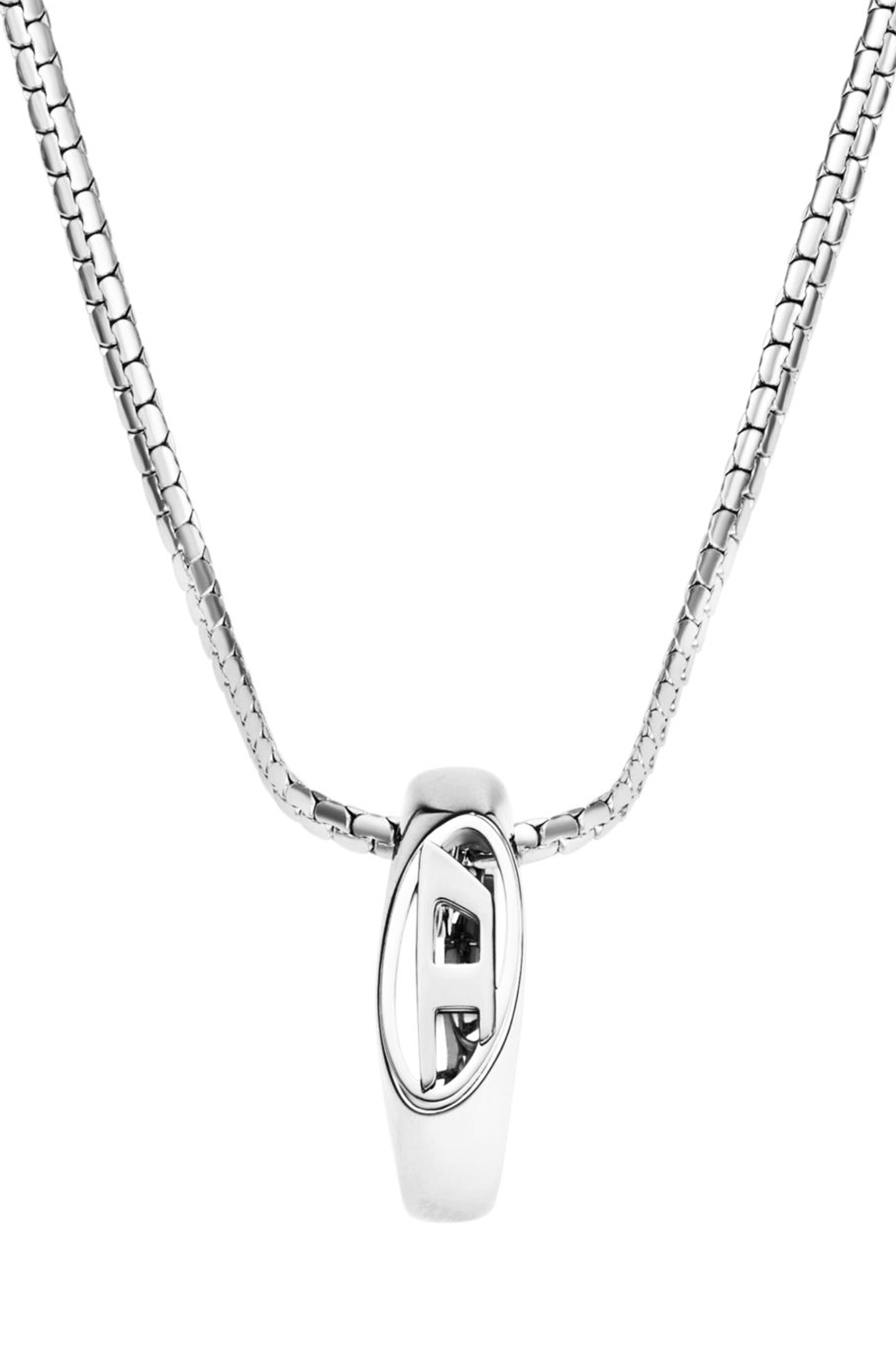 DX1625040 JEWELLERY Stainless steel d logo pendant necklace