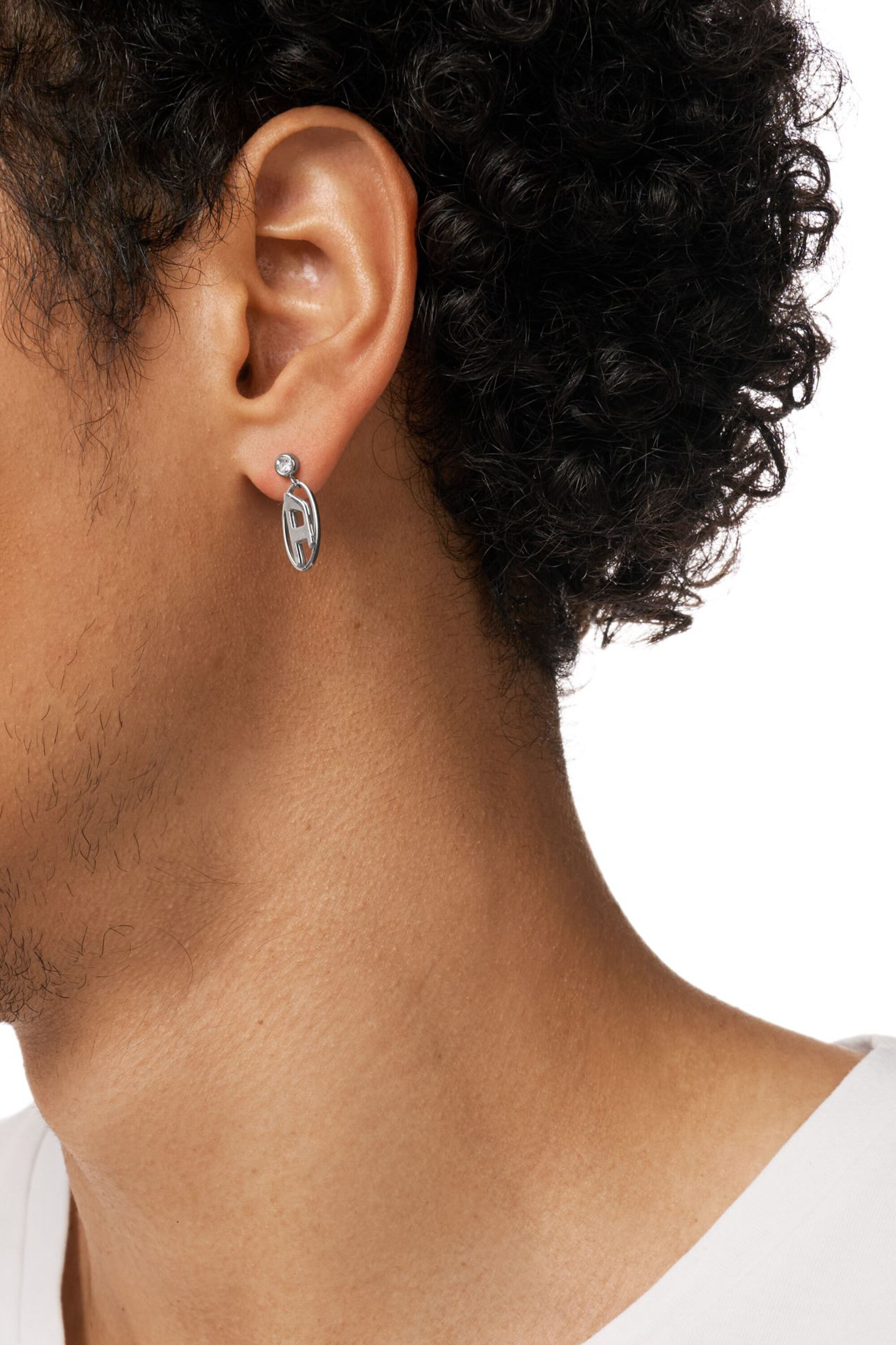 DX1655040 JEWELLERY Stainless steel drop earring｜シルバー