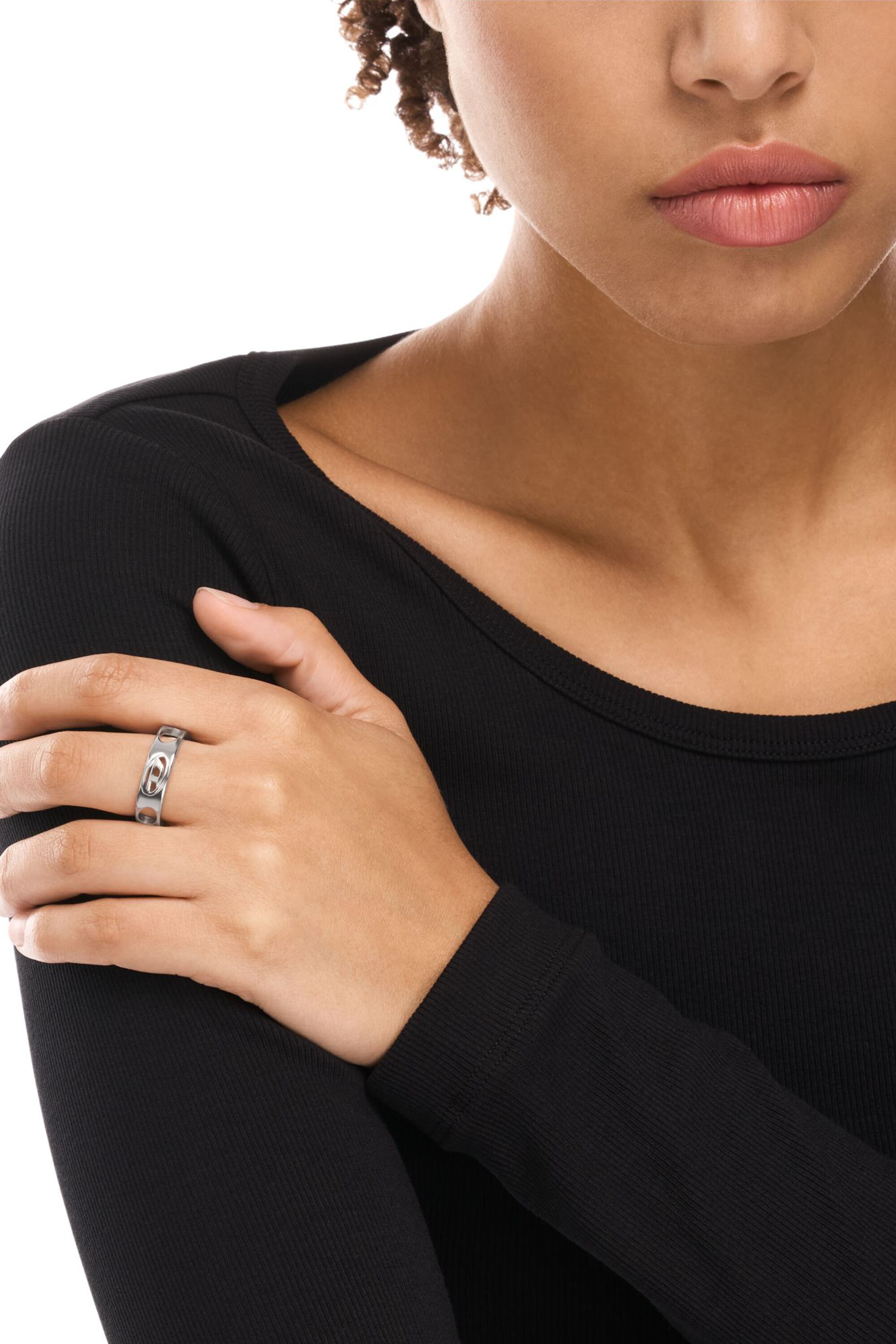 DX166540 JEWELLERY Stainless Steel Band Ring｜シルバー｜ウィメンズ