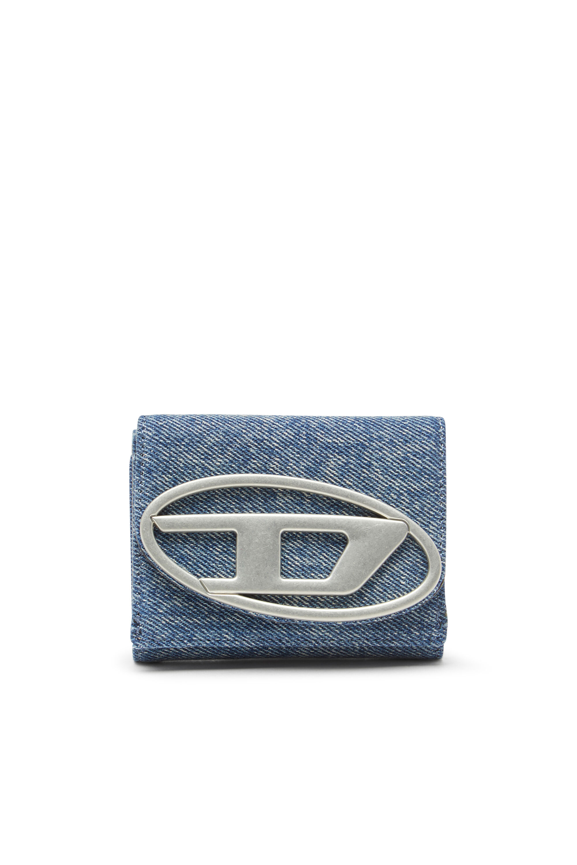 1DR TRI FOLD COIN XS II 三つ折りウォレット｜ブルー｜ウィメンズ｜DIESEL