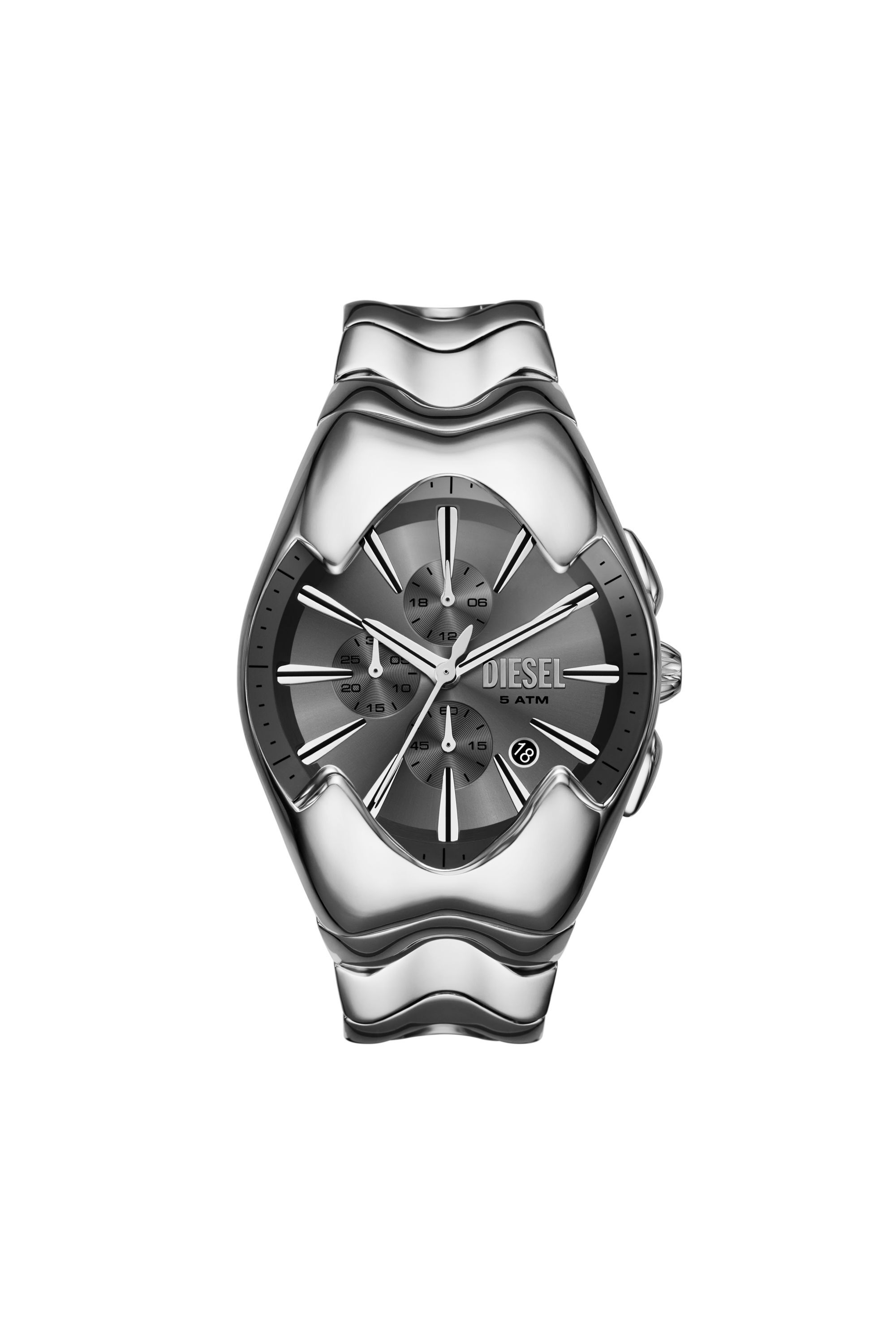 DZ4683 Mercurial stainless steel watch｜シルバー｜メンズ｜DIESEL