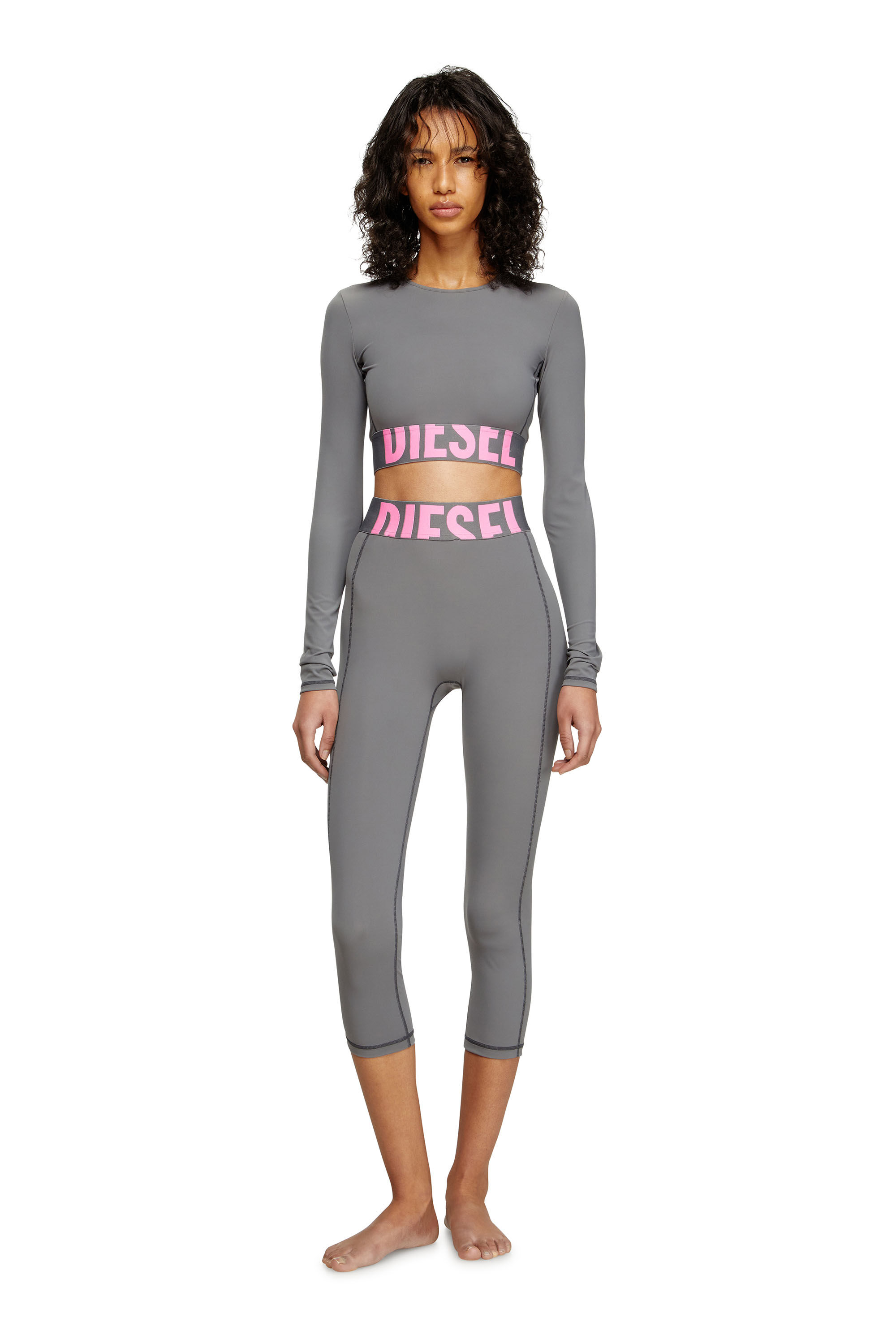 MELISSA-D-POP 長袖Tシャツ｜グレー｜ウィメンズ｜DIESEL