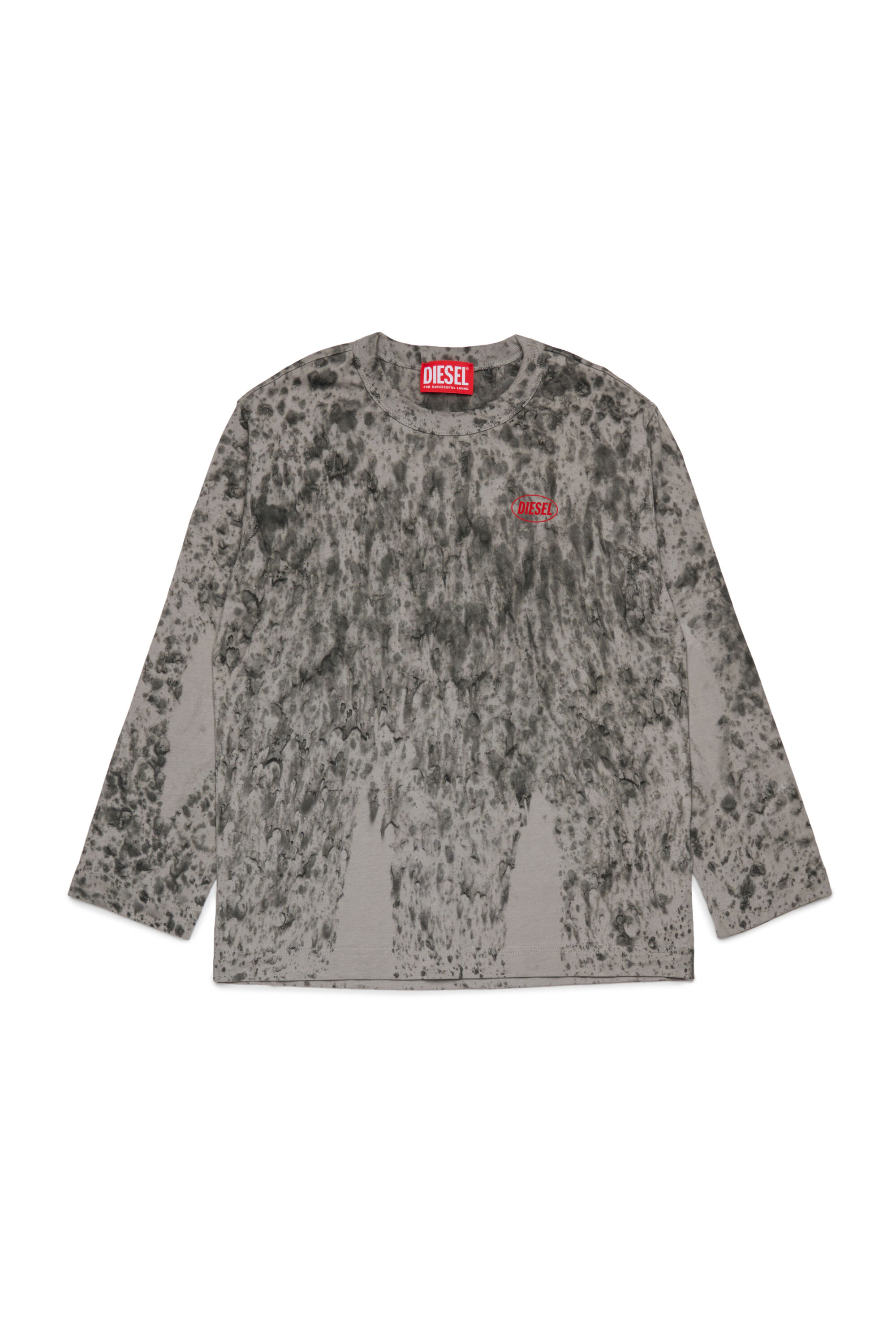 TANCREDI OVER 長袖Tシャツ｜グレー｜ボーイズ｜DIESEL