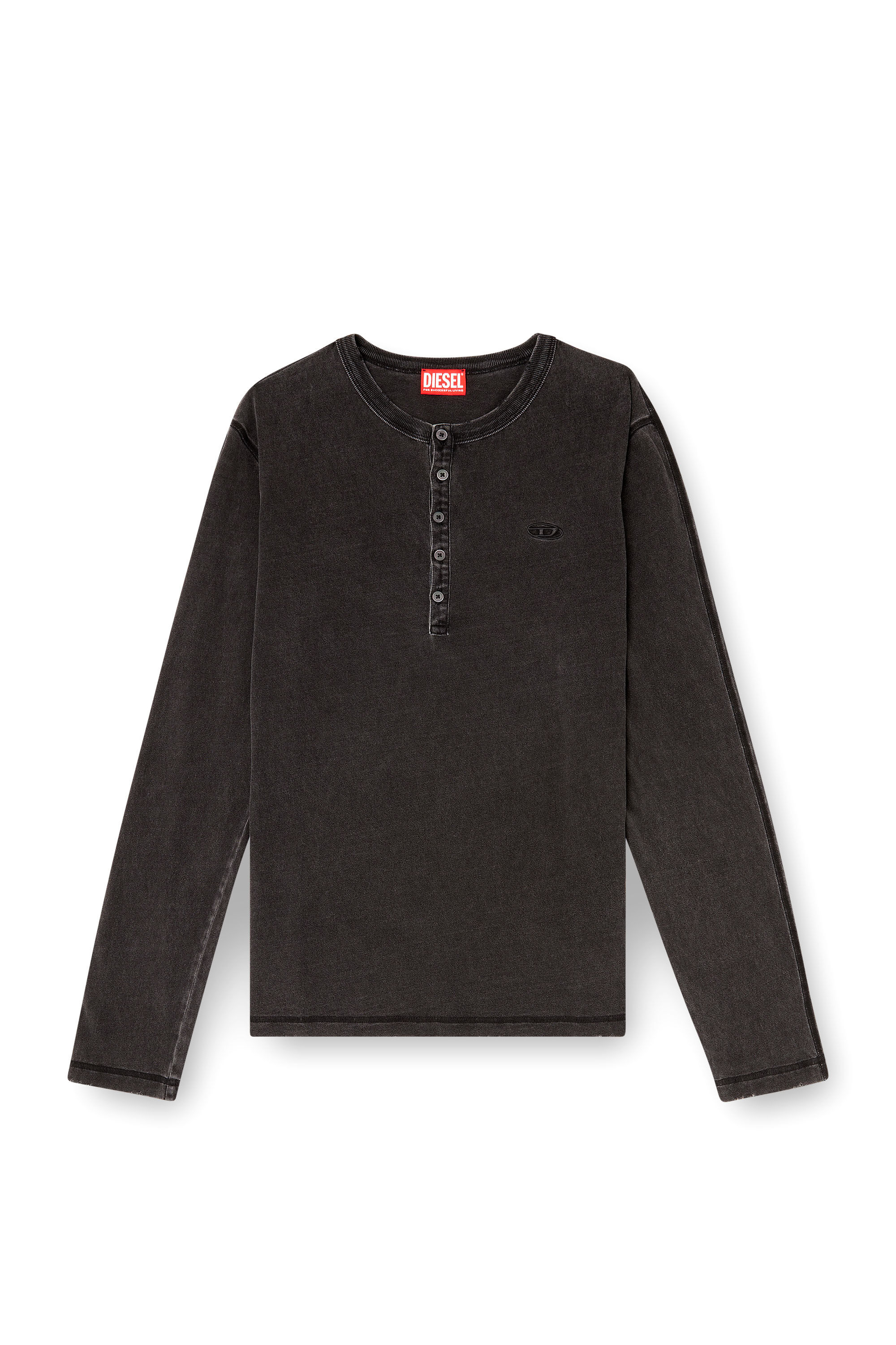T-MIND 長袖Tシャツ｜ブラック｜メンズ｜DIESEL