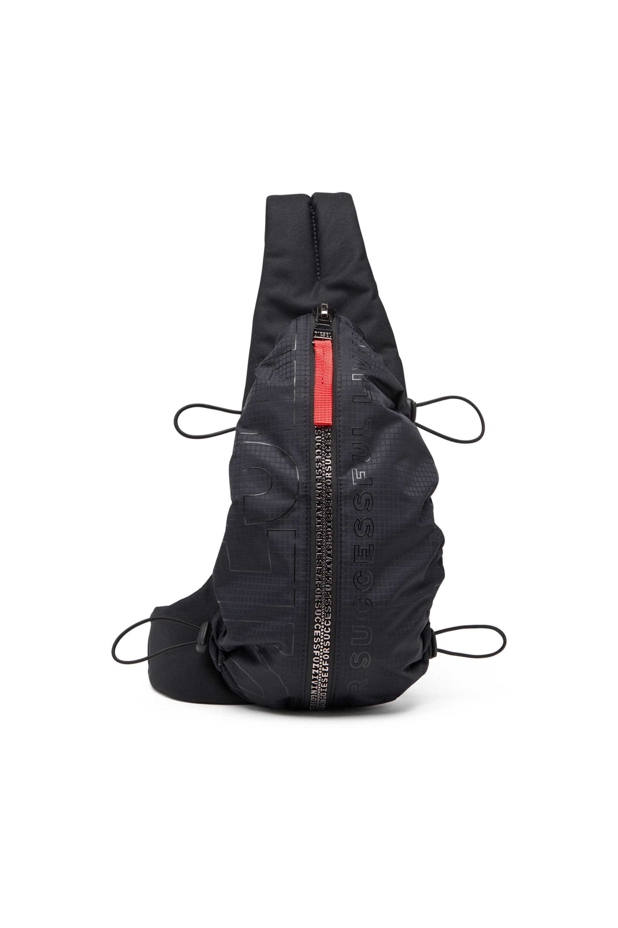 ZIP-D CROSSBODY X Zip-D-Sling bag in check-jacquard shell