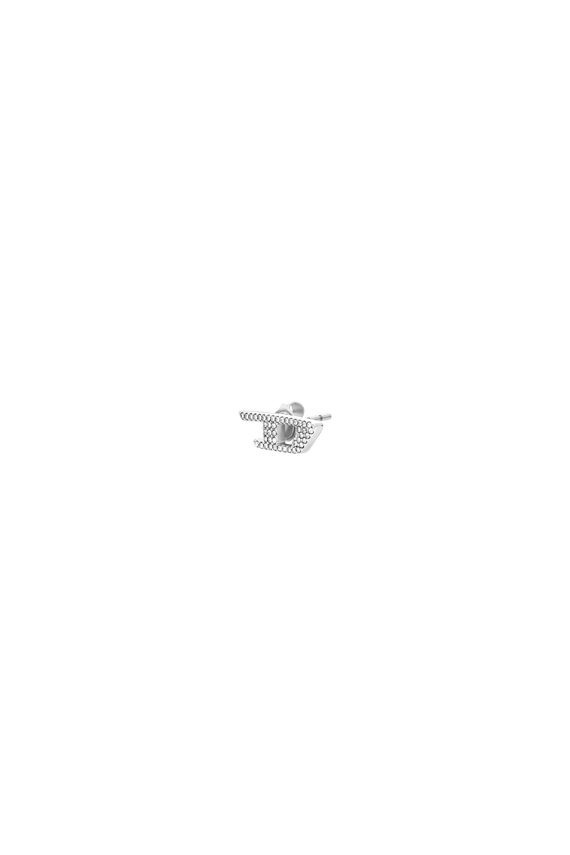 DX1630040 JEWELLERY Stainless steel glitz stud earring｜シルバー