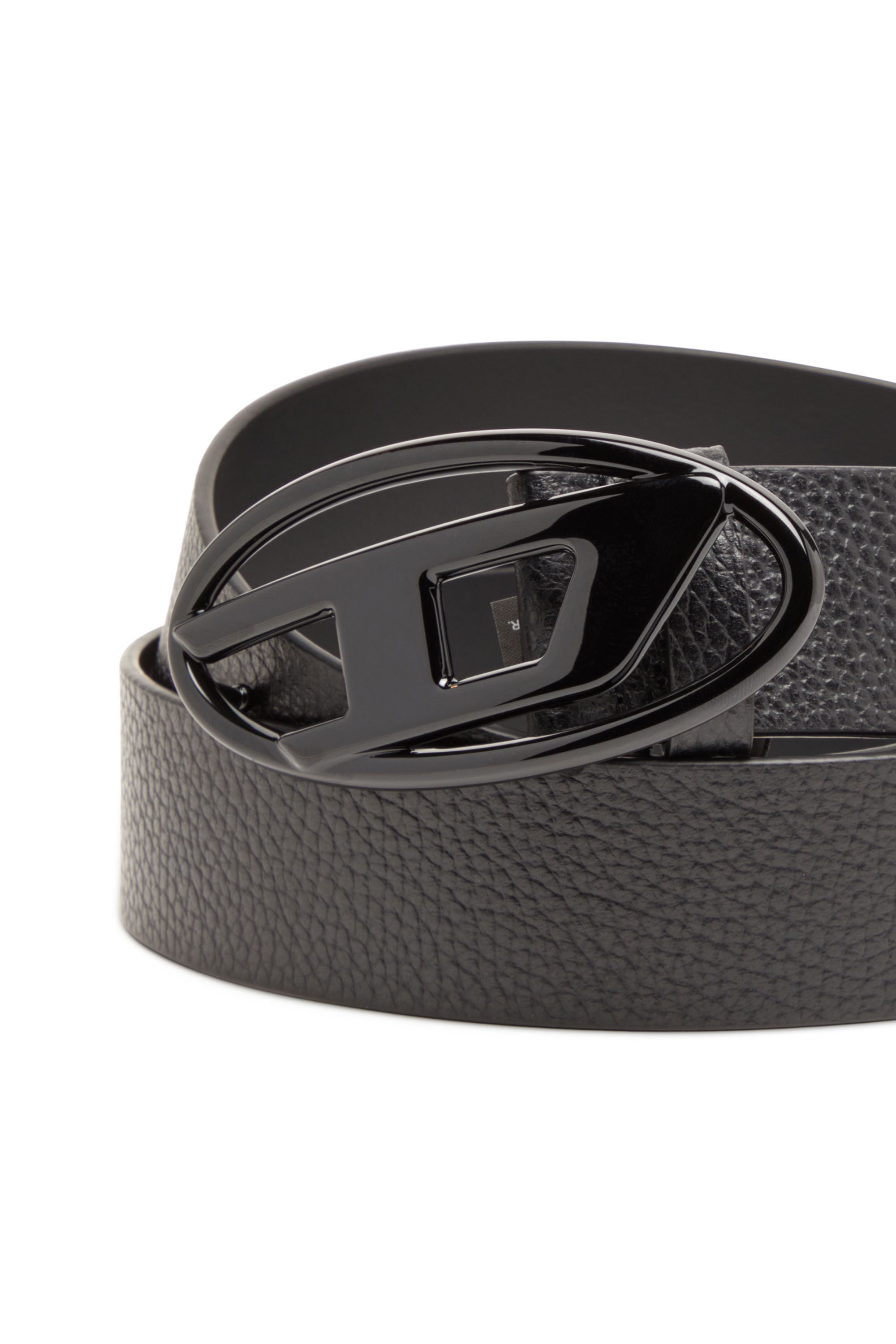 DIESEL ブラックベルト X08416 B-1DR ベルト｜ブラック｜ウィメンズ