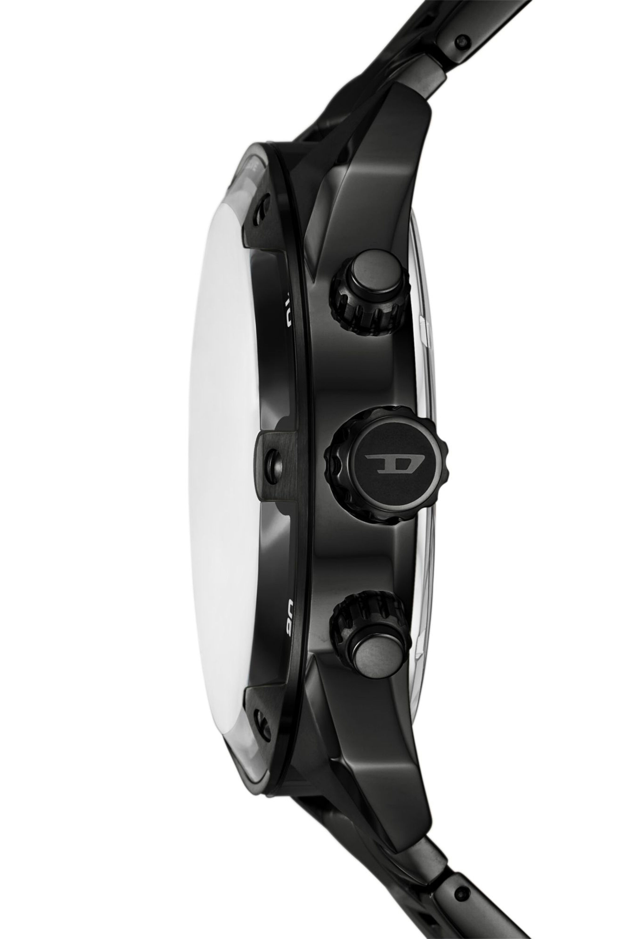 DZ4691 WATCH Spiked black stainless steel watch｜ブラック｜メンズ