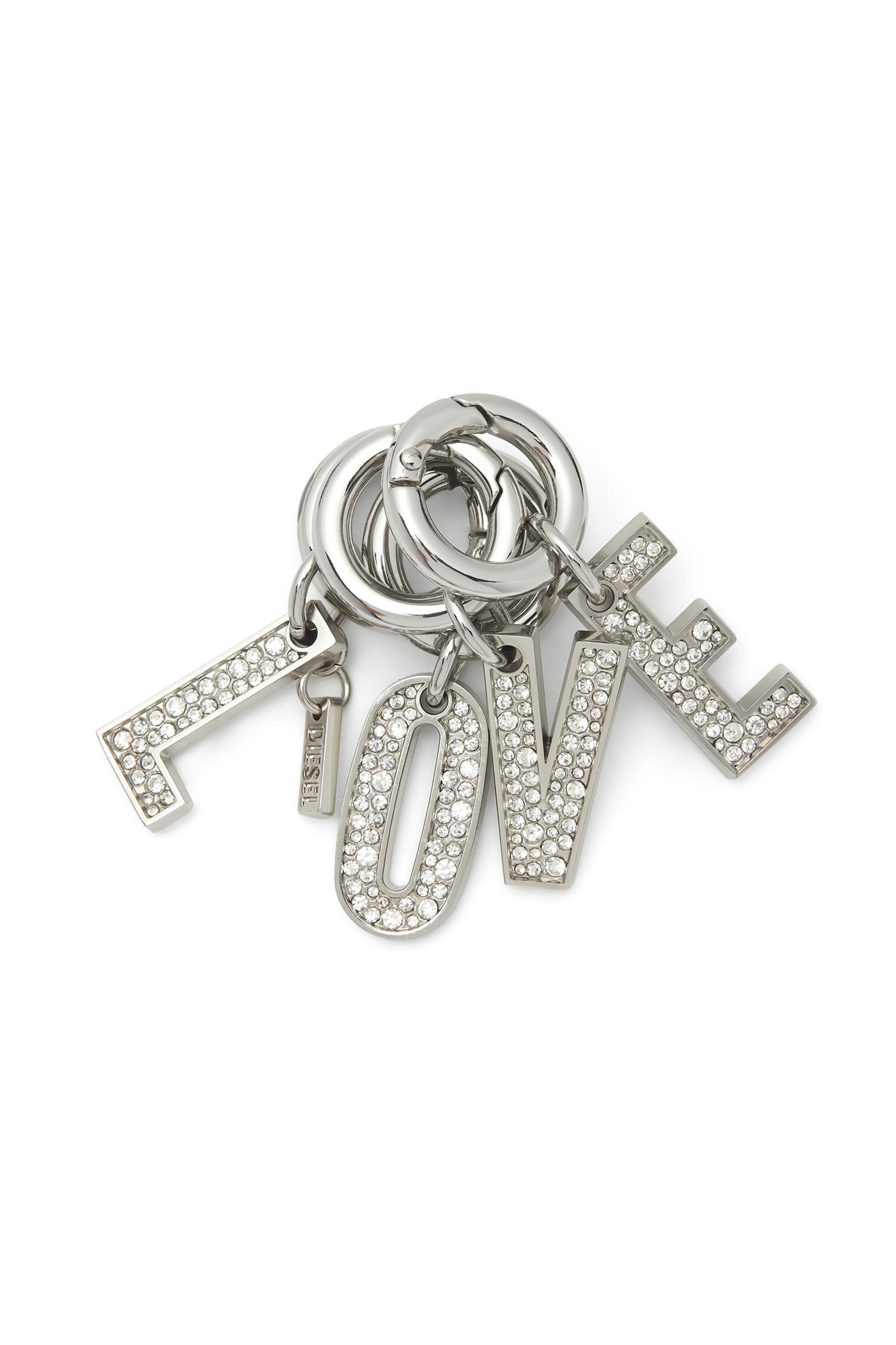 CHARM-LOVE Charms with LOVE lettering｜シルバー｜ウィメンズ｜DIESEL