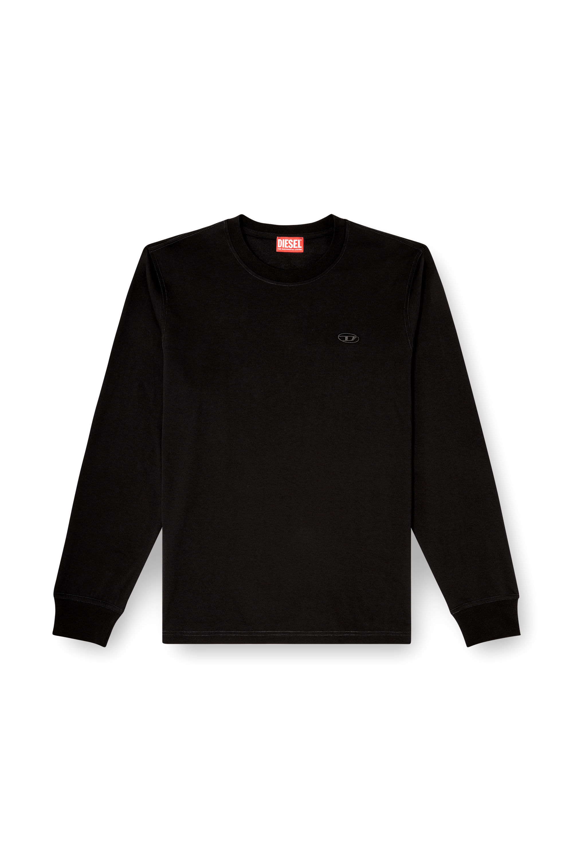 T-ADJUST-LS-T1 長袖Tシャツ｜ブラック｜メンズ｜DIESEL