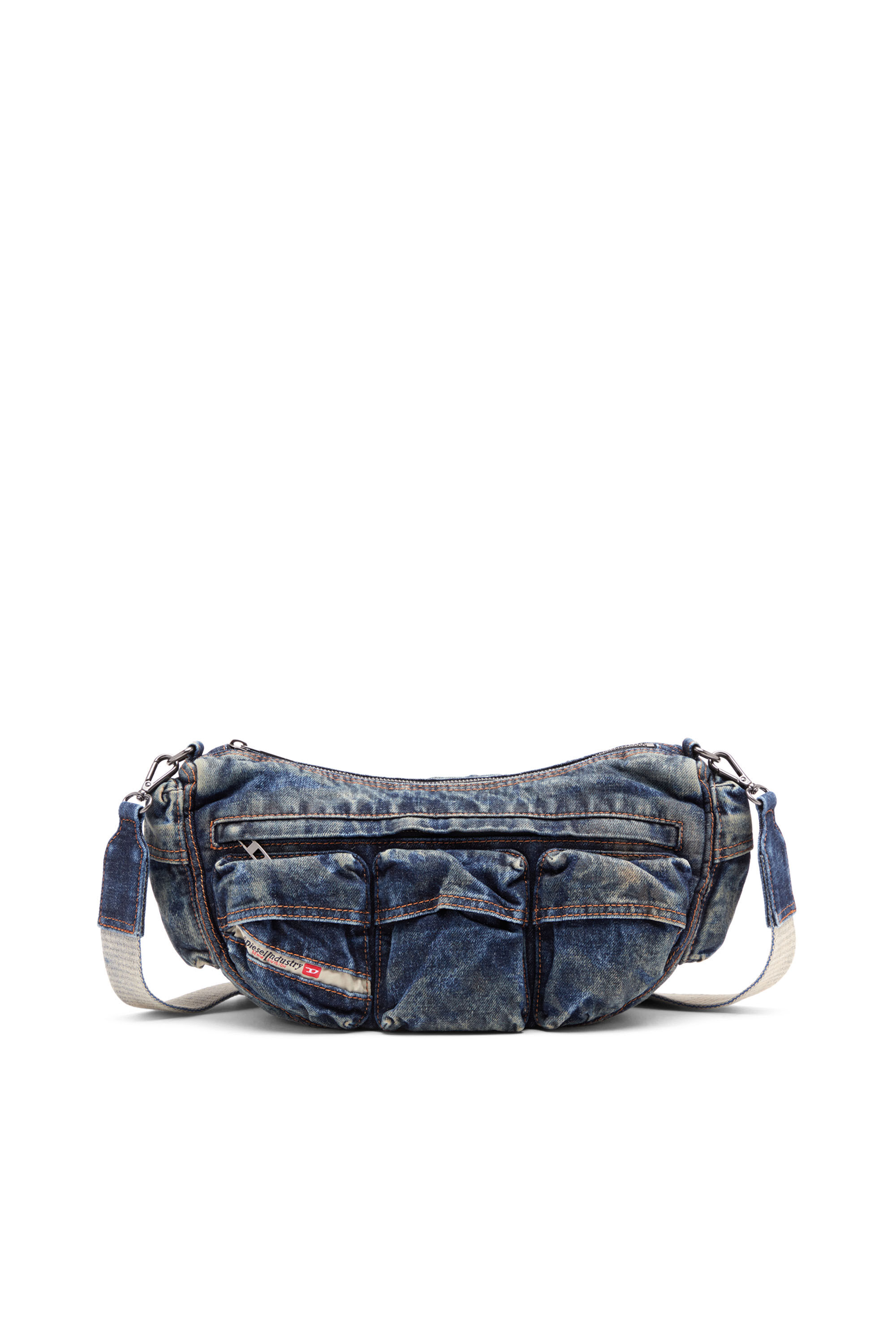 Diesel バッグ Travel 3000 Shoulder Bag X デニム マルチポケット