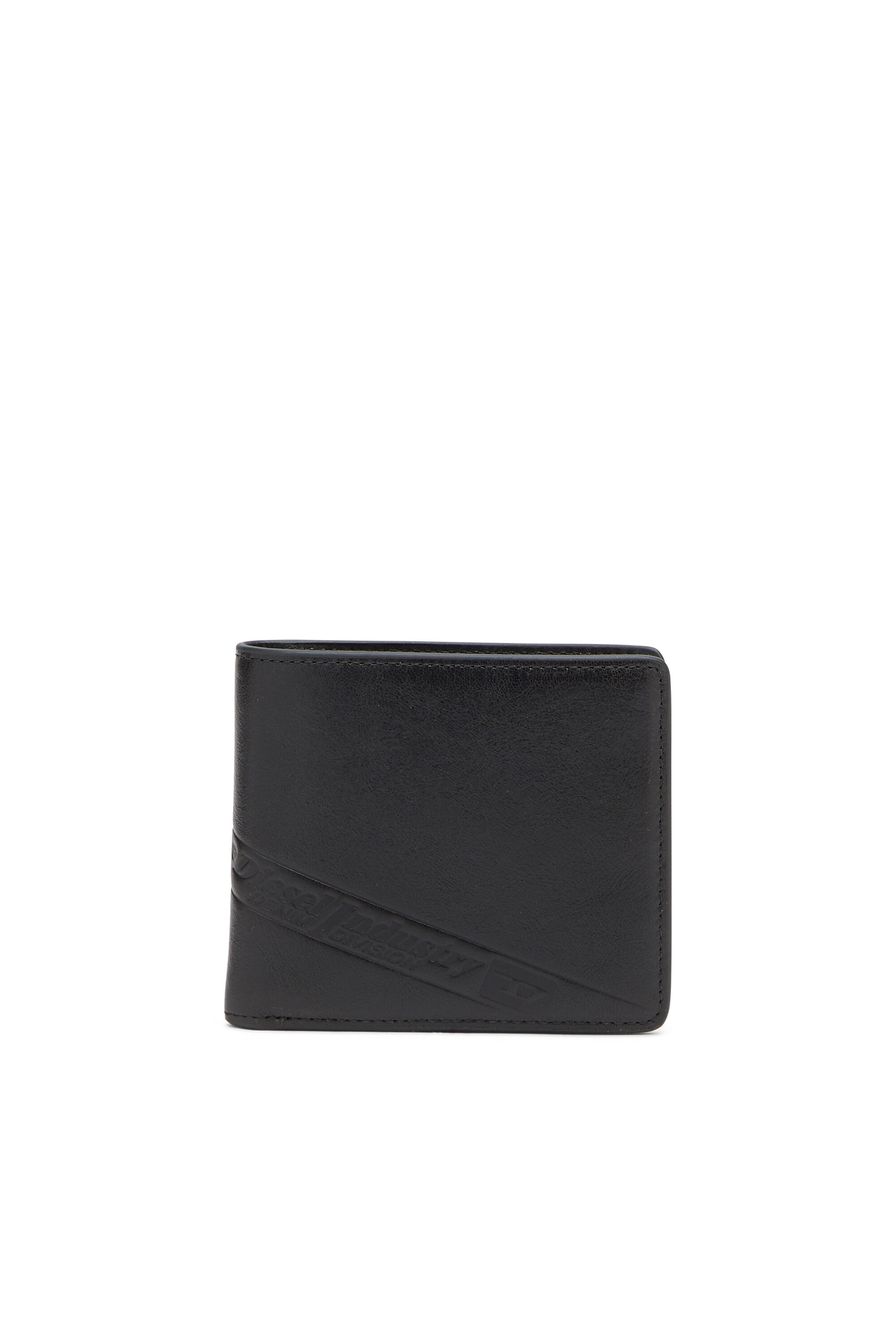 FLAG-D BI-FOLD COIN S 3D 二つ折りウォレット｜ブラック｜メンズ｜DIESEL