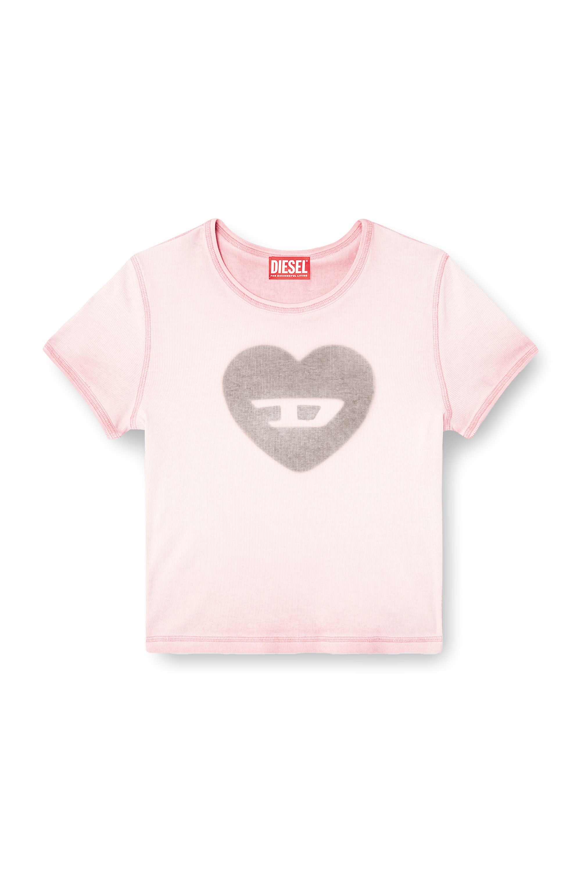 T-ELE Tシャツ｜ピンク｜ウィメンズ｜DIESEL