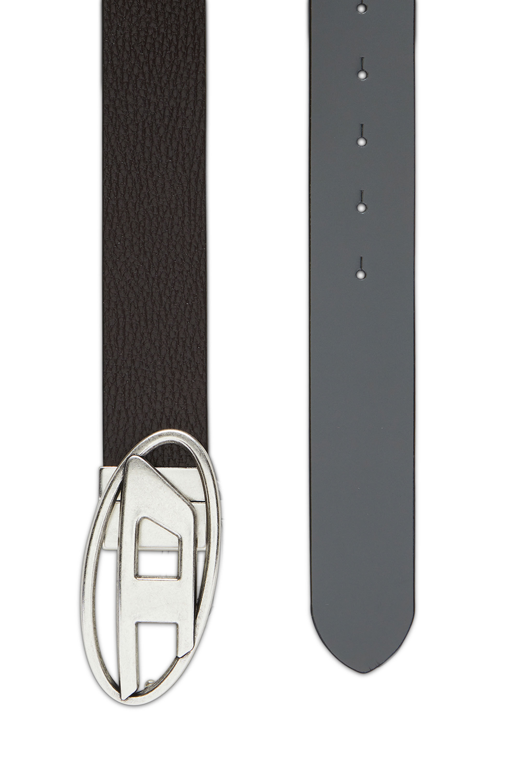 B-1DR REV II 3.9cm reversible leather belt｜ブラウン｜メンズ｜DIESEL