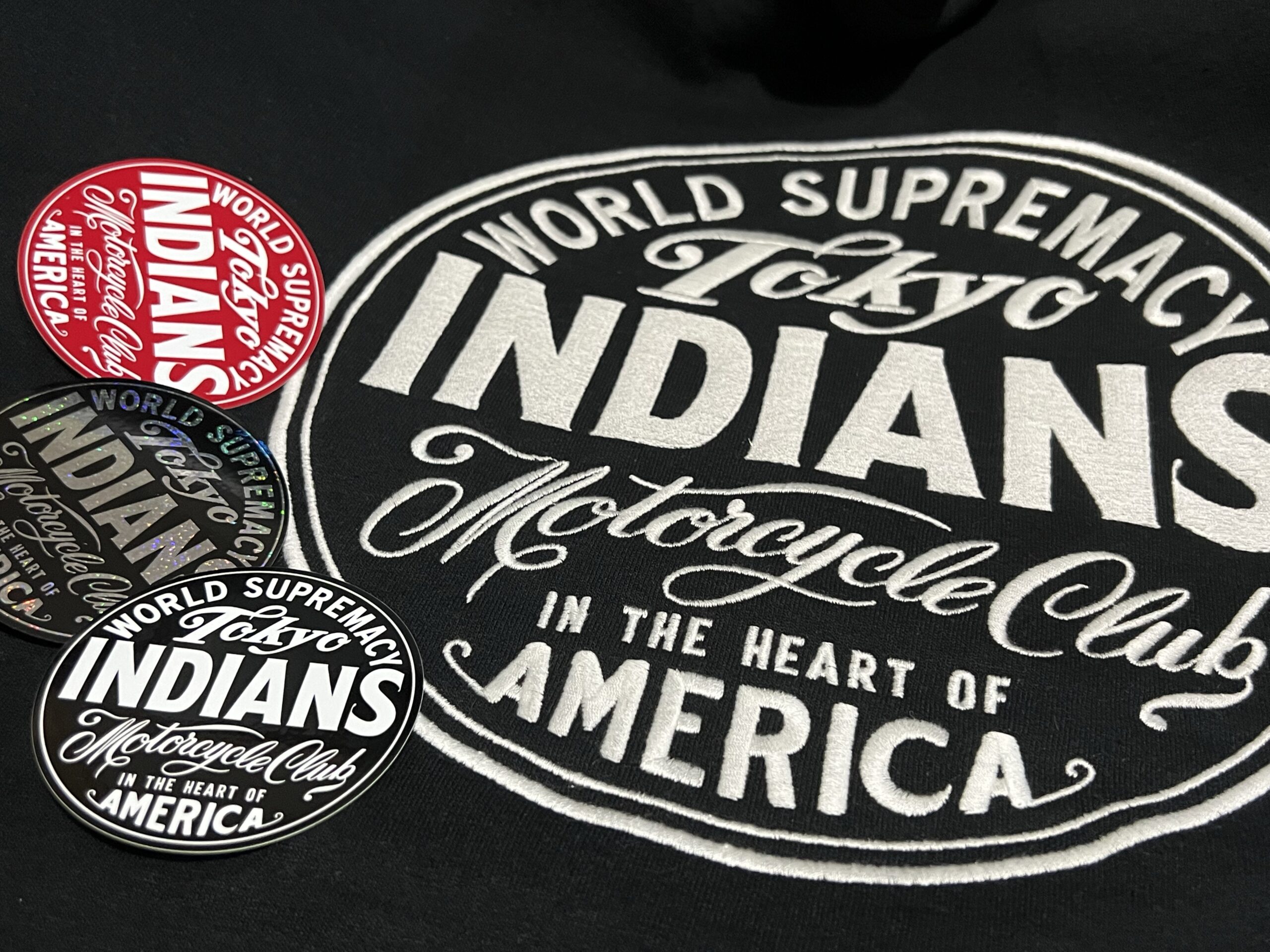 TOKYO INDIANS(東京インディアンズ) 今回は刺繍!!の話。 / 今日より