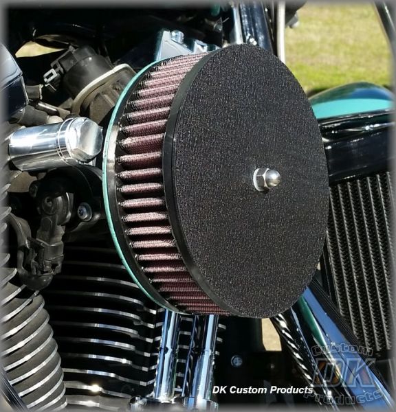 Wrinkle Black Complete HiFlow 587 Air Cleaner Harley Milwaukee