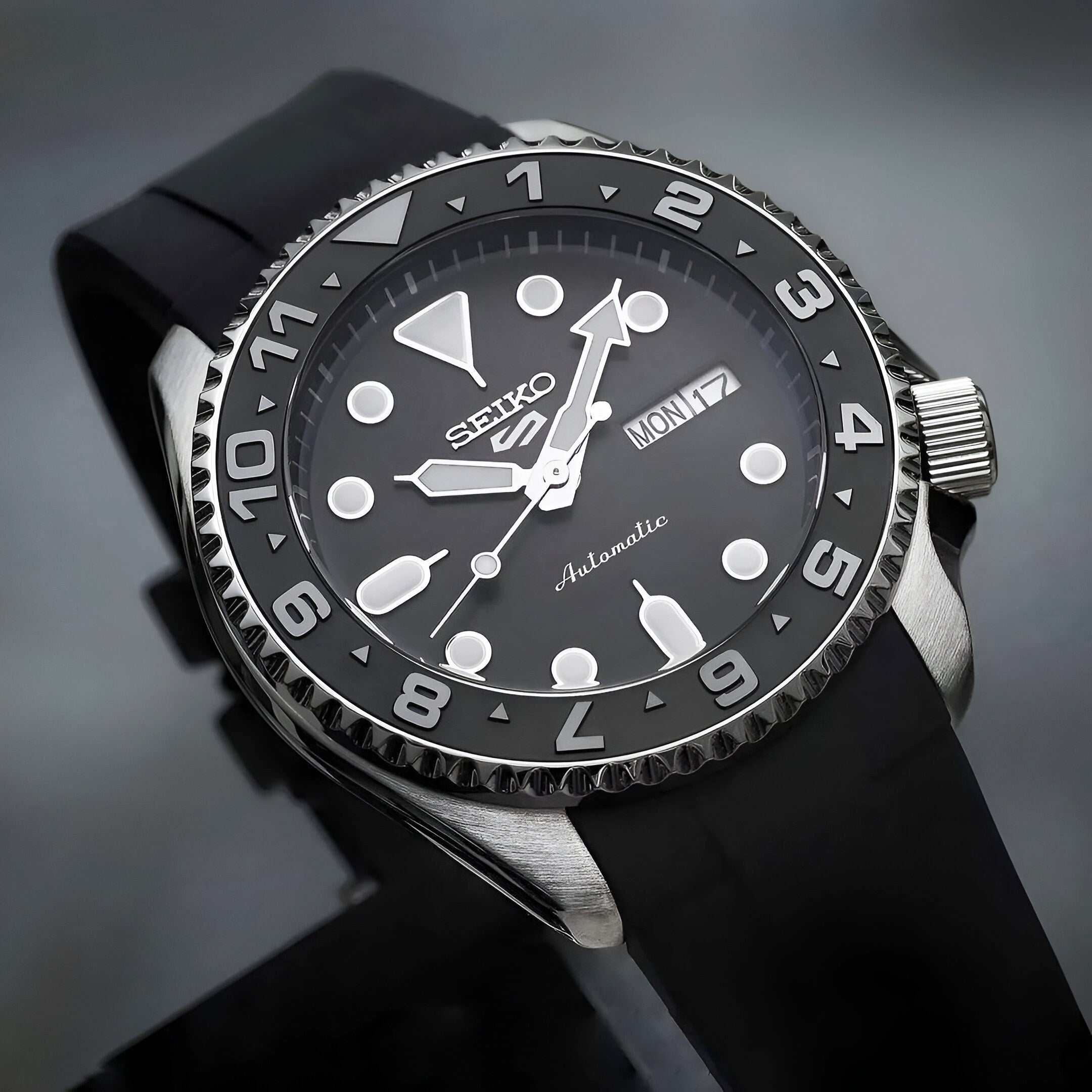 Ceramic Insert - 007 Yacht Master Dual Time Black - DLW WATCHES