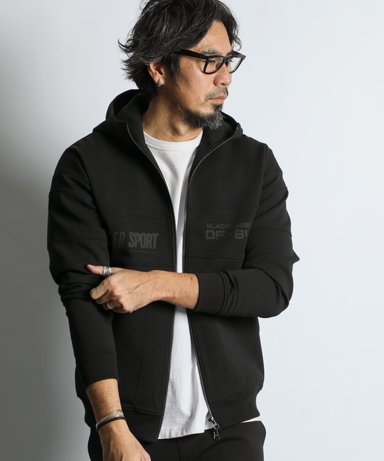 BLACK LABEL〕：セットアップ対応 ソロナ スタンドパーカー ｜The