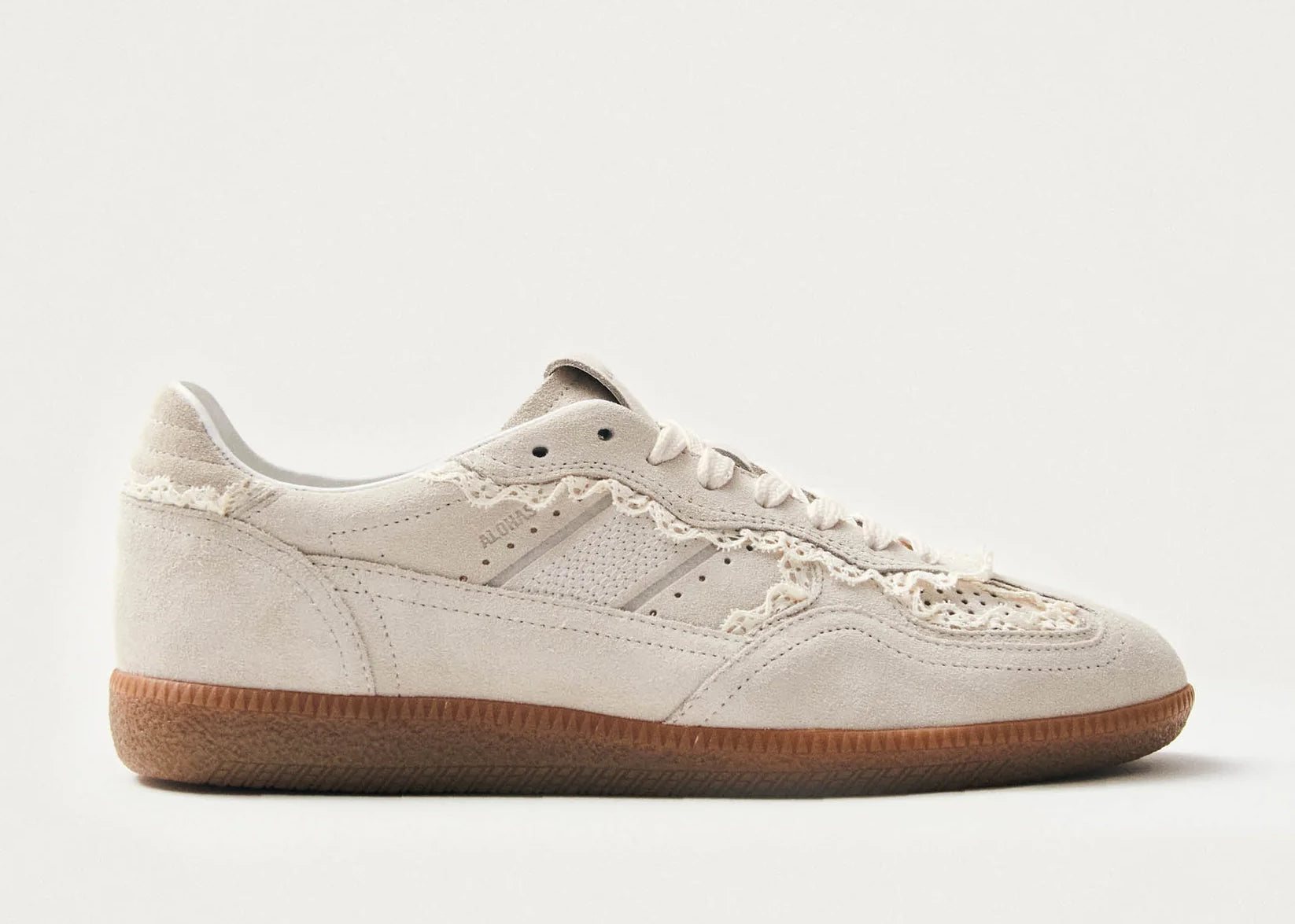 Tb.490 Crochet Cream Leather Sneakers 'Alohas' - Emma's Shoes