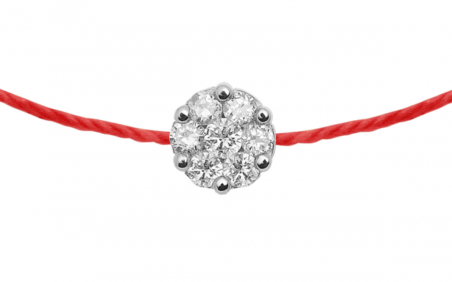 Redline Jewerly - Illusion - String Bracelet For Women with 0.05ct