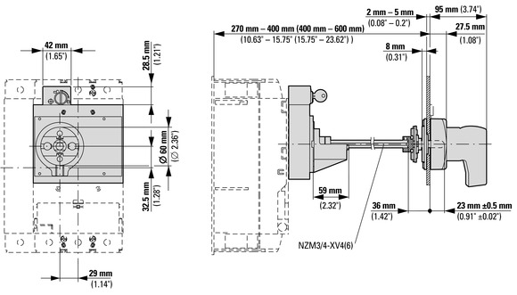 260182 | Eaton Moeller series NZM operating element | Eaton