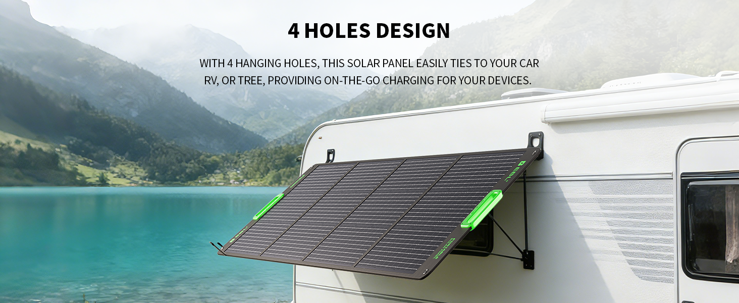 Shop EBL 200W Foldable and Portable Solar Panel