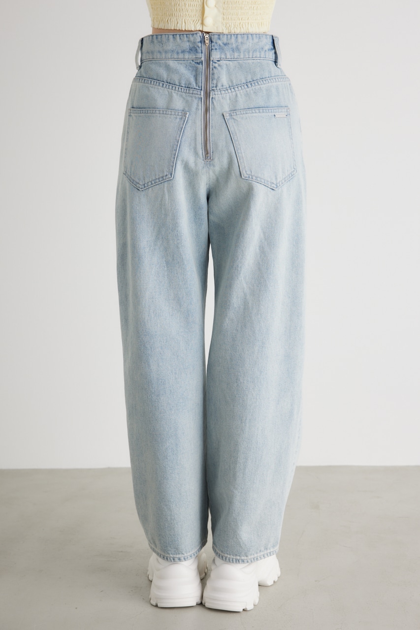 rienda | グラデーションビジュー DENIM J/W PT (ストレート ) |SHEL