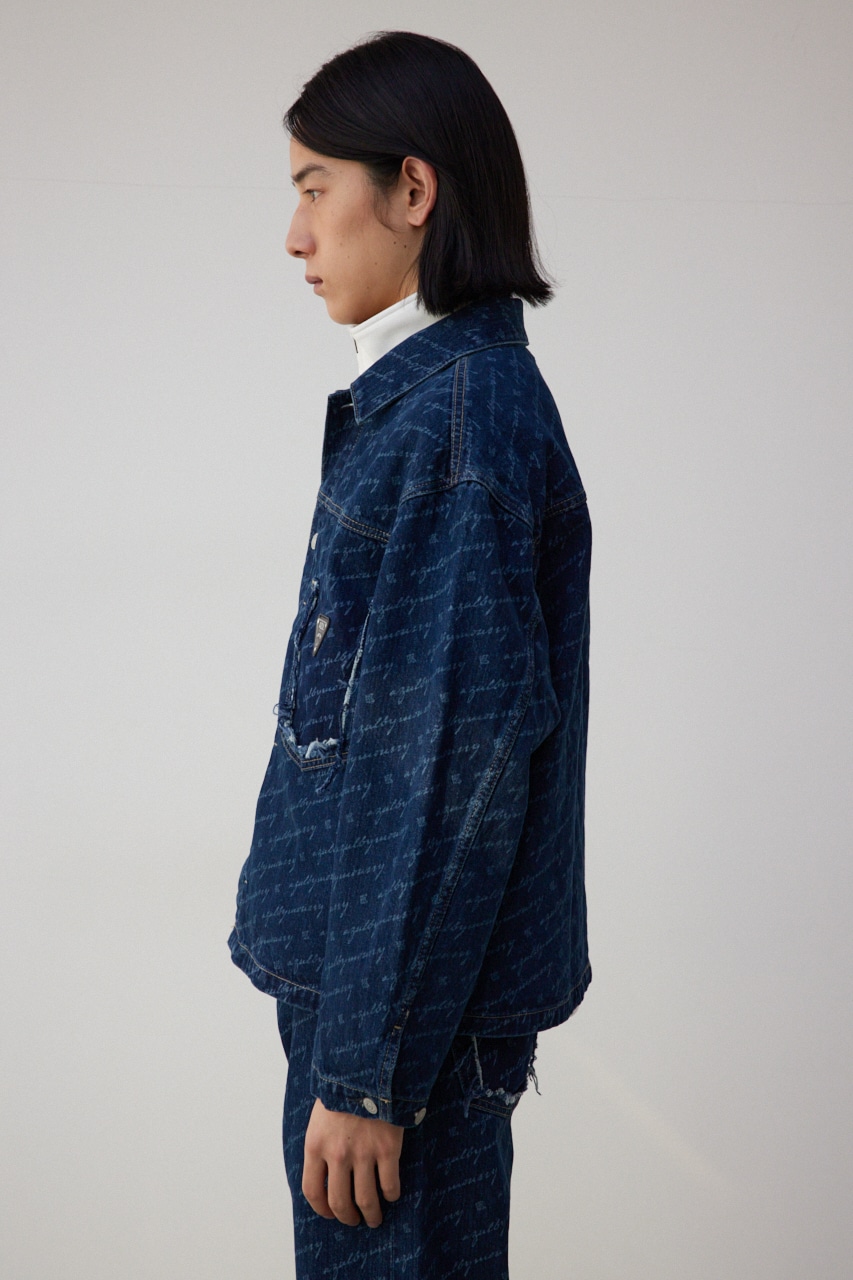 AZUL BY MOUSSY | AZUL DENIMロゴプレートジャケット (デニム