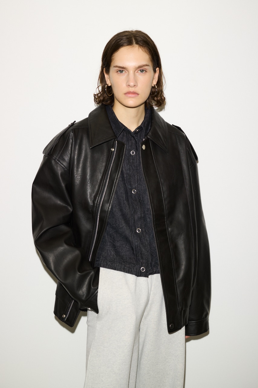THROW by SLY | 【THROW】PAD IN F／LEATHER ジャケット (ジャケット