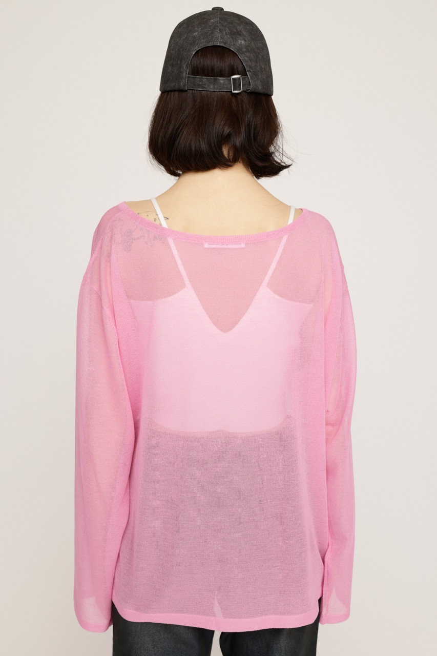SLY | OVERSIZE SHEER トップス (ニット ) |SHEL'TTER WEBSTORE