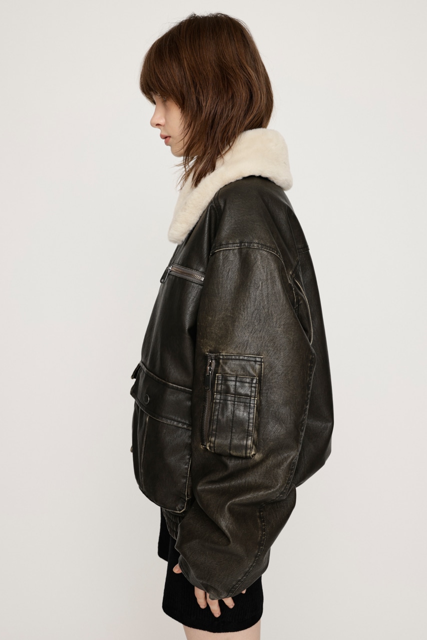 SLY | VINTAGE F／LEATHER S／ブルゾン (ブルゾン ) |SHEL'TTER WEBSTORE