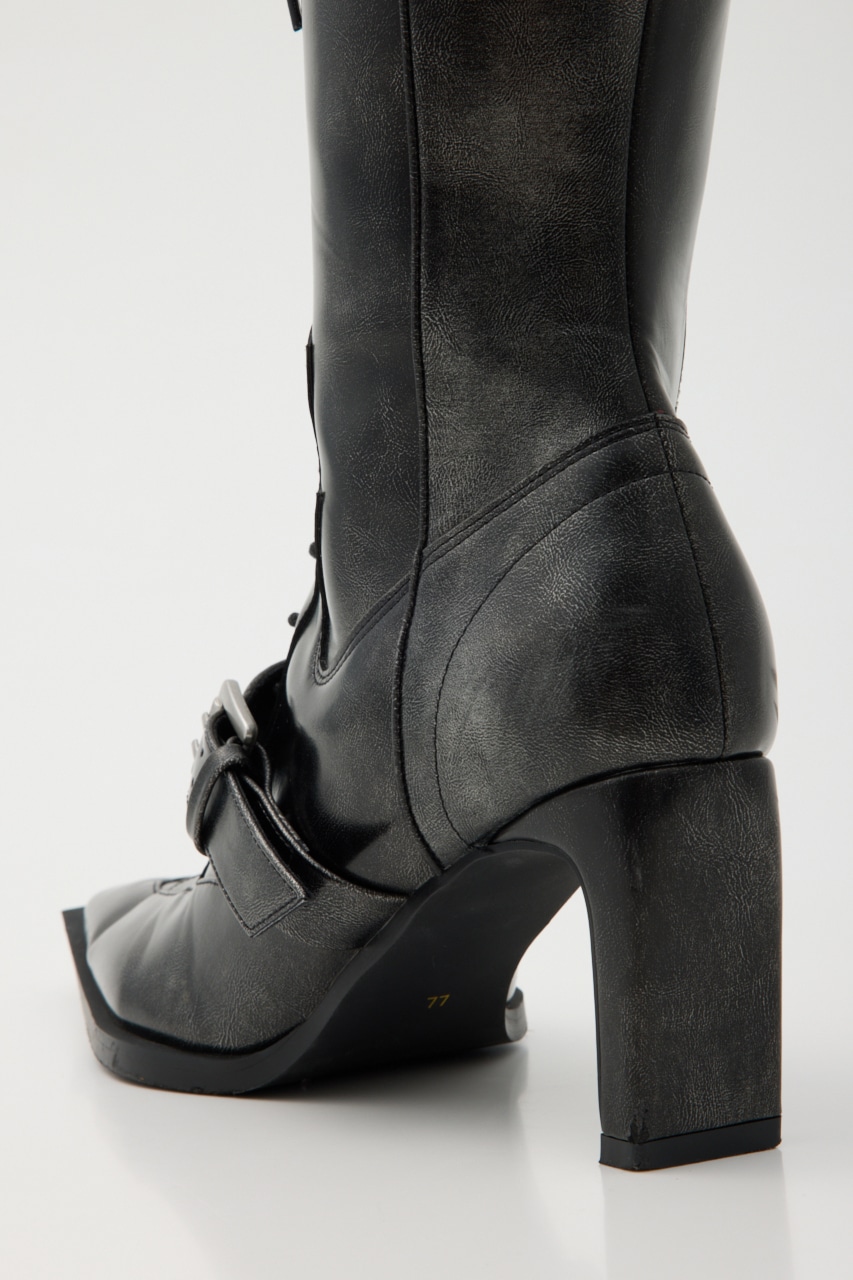 SLY | 【LIMITED ITEM】POINTED LACE UP WESTERN ブーツ (ブーツ