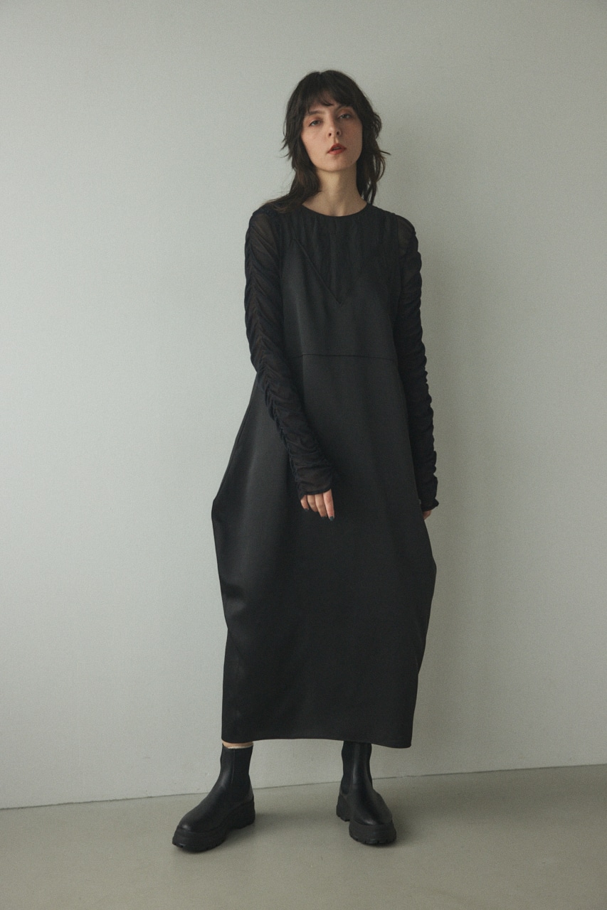 BLACK BY MOUSSY | docking dress (ワンピース(ミニ・ミディアム
