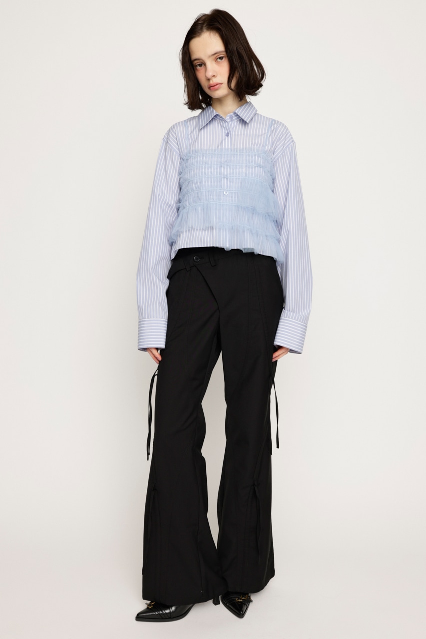 SLY | GATHER TULLE LACE SH 2P (シャツ・ブラウス ) |SHEL'TTER WEBSTORE
